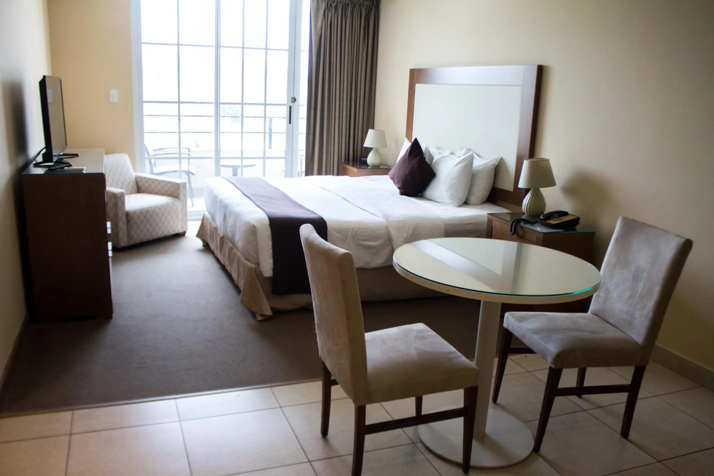 Bed in Central Park Hotel & Casino