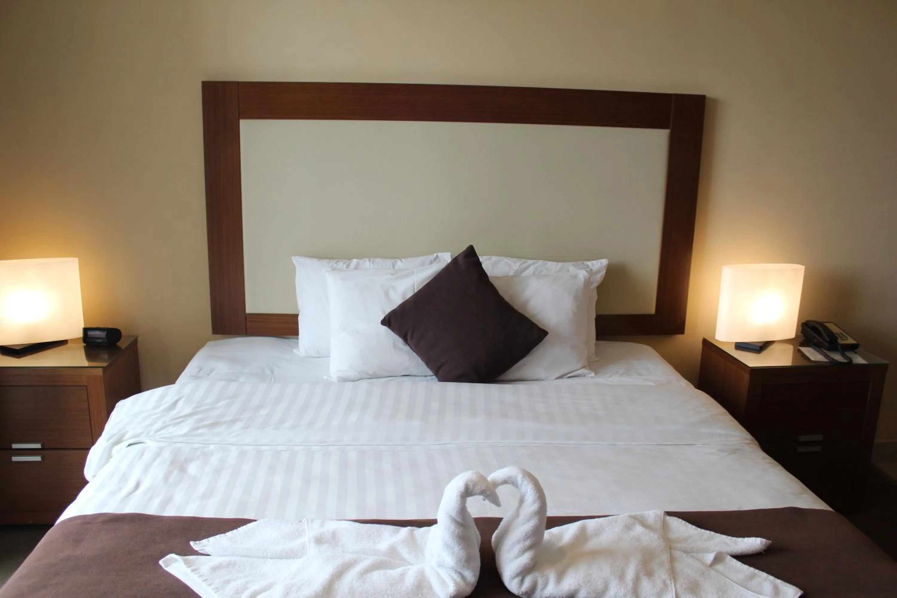 Bed in Central Park Hotel & Casino