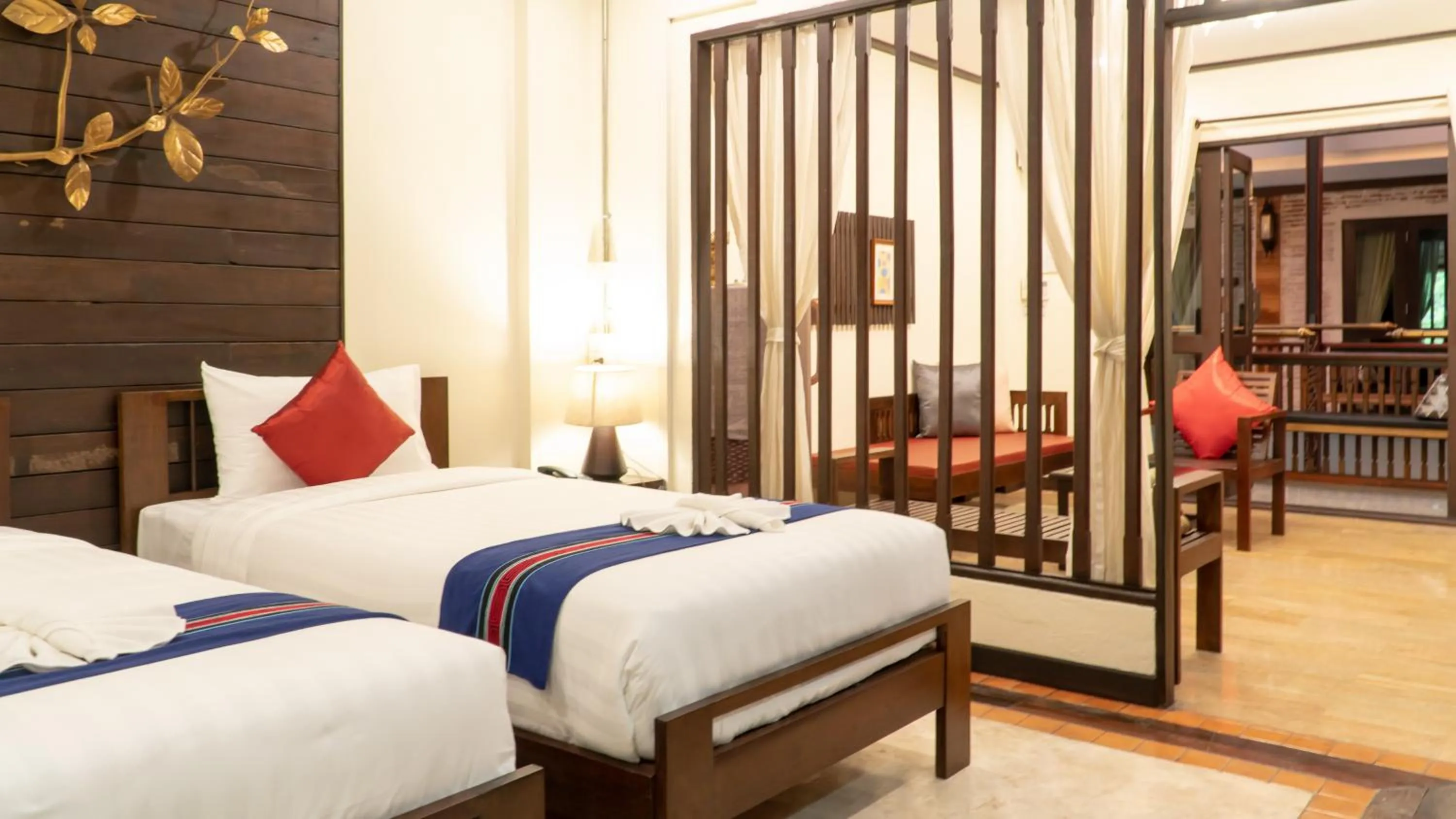 Bed in Sunny V Hotel