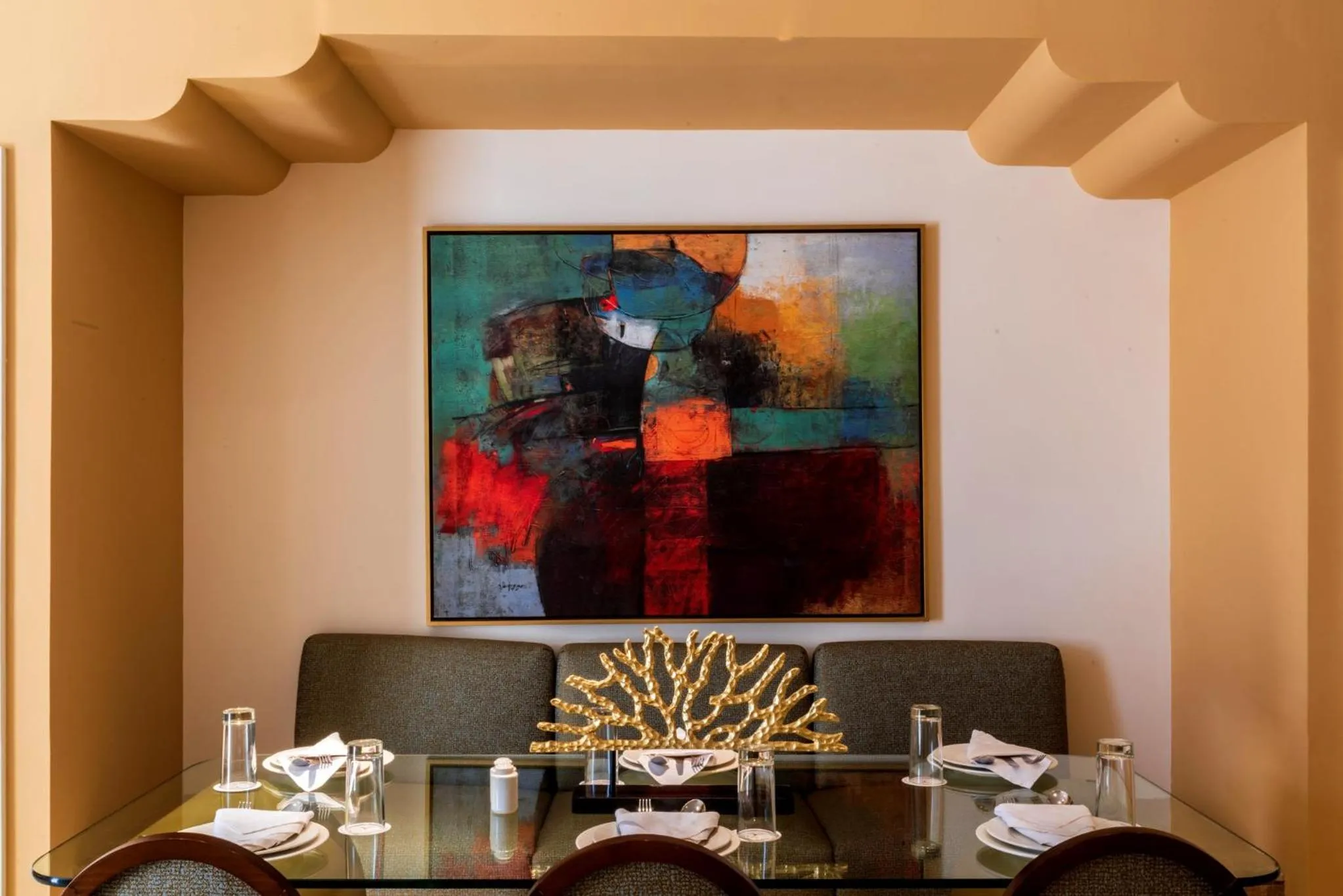 Seating area in Vivienda Hotel Villas