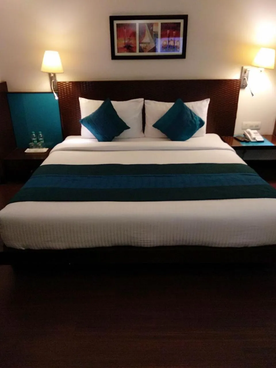 Bed in Hotel Sewa Grand Faridabad