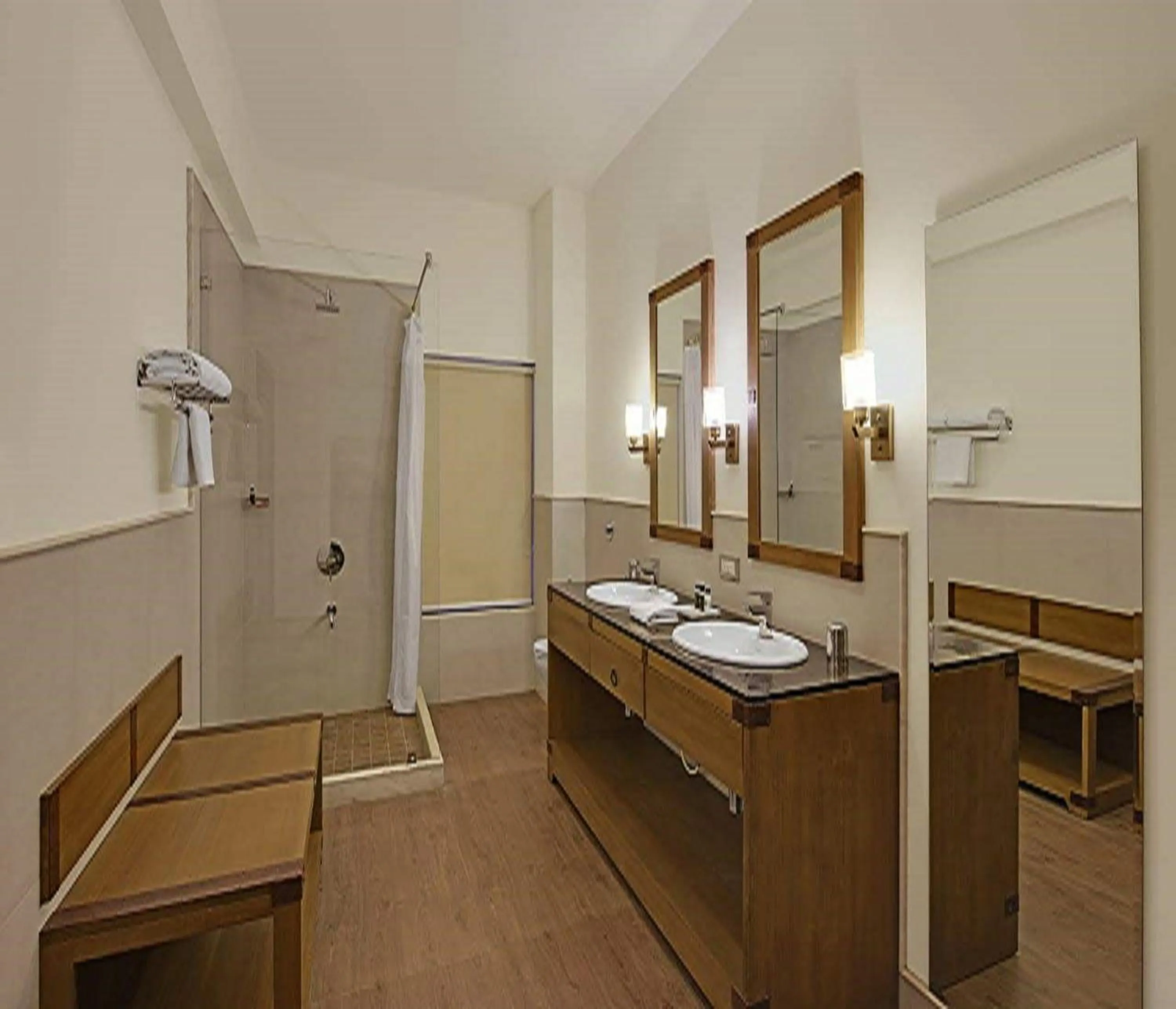 Bathroom in Fateh Safari Suites by Fateh Collection