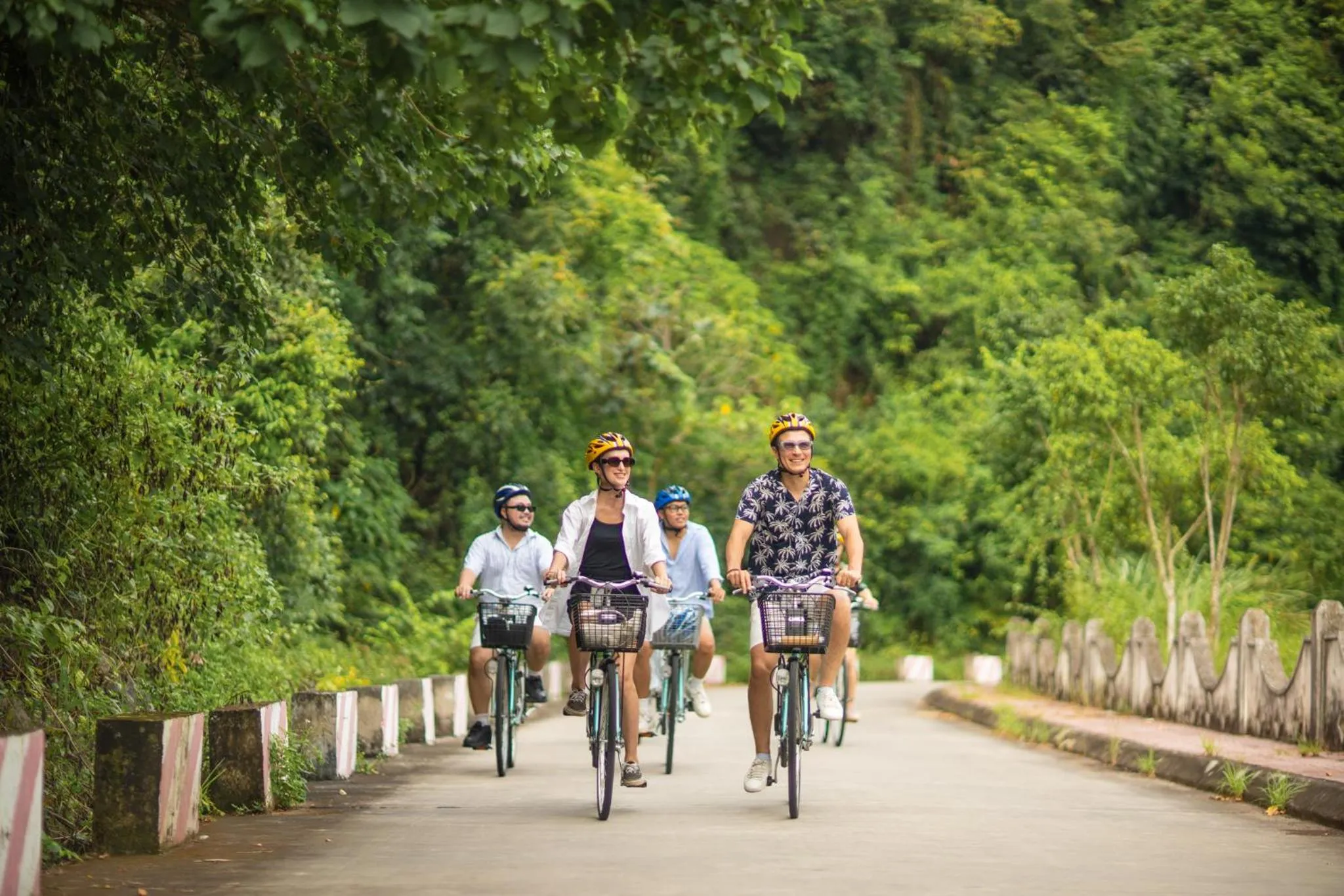 Cycling in The Au Co Cruise - Managed by Bhaya Cruises
