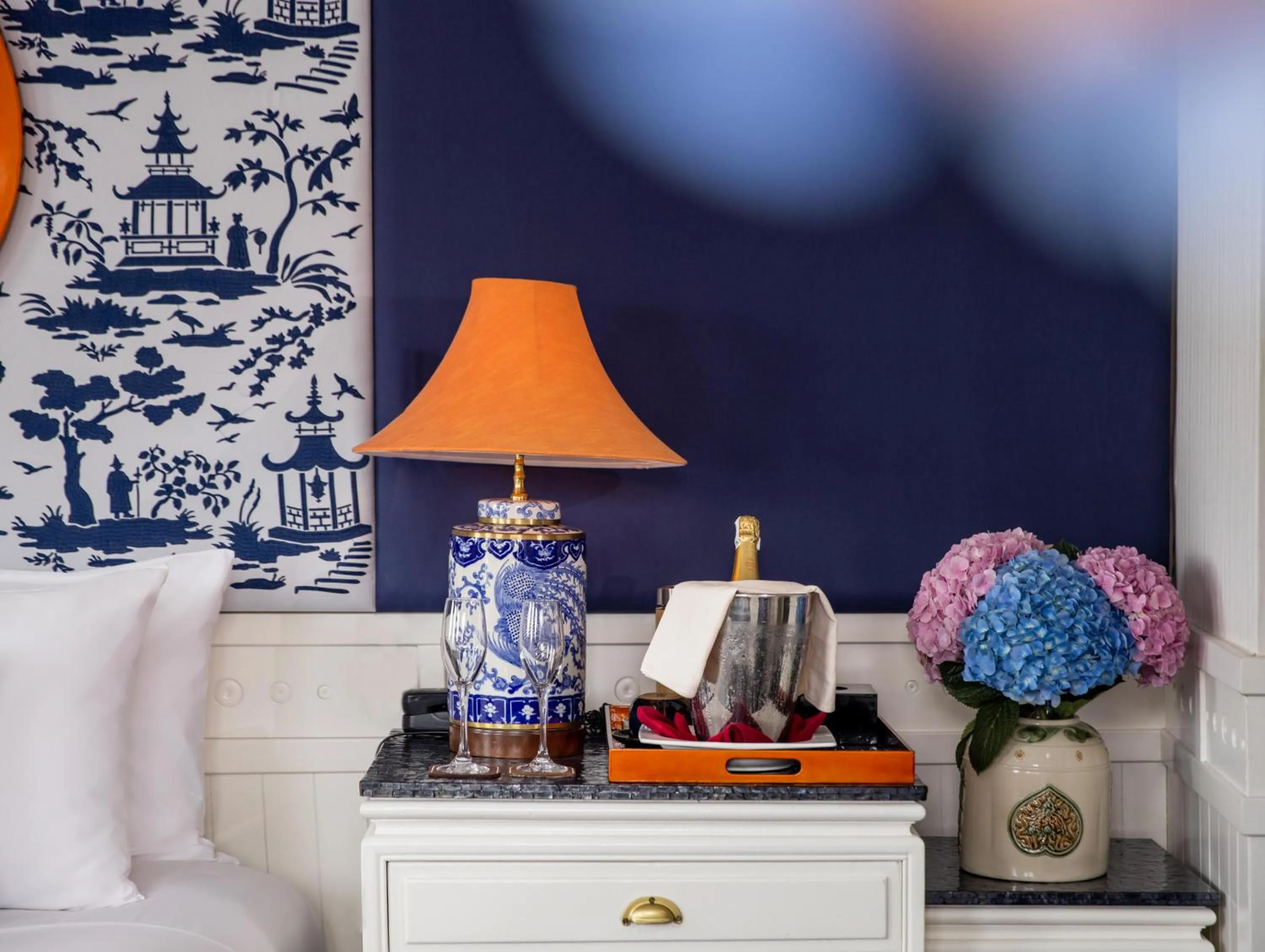 Decorative detail in The Au Co Cruise - Managed by Bhaya Cruises