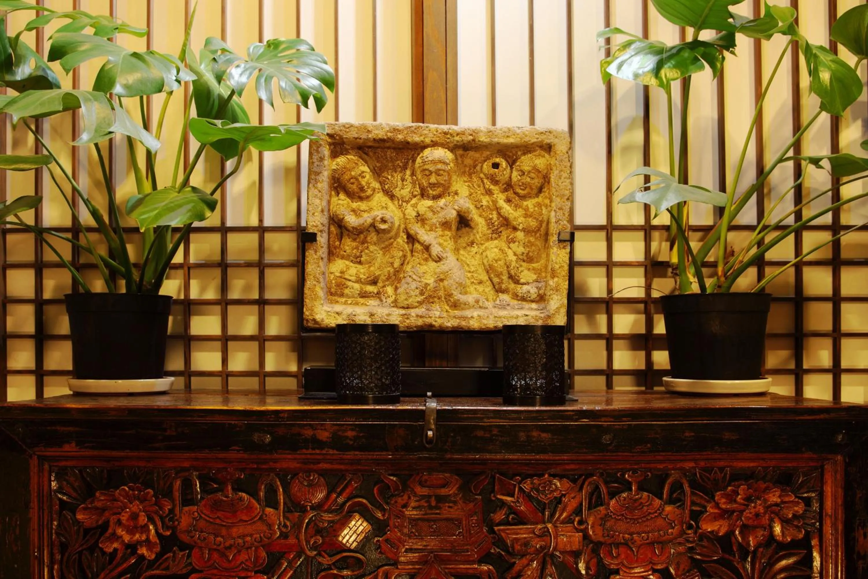 Decorative detail in Hakone Onsen Ryokan Yaeikan