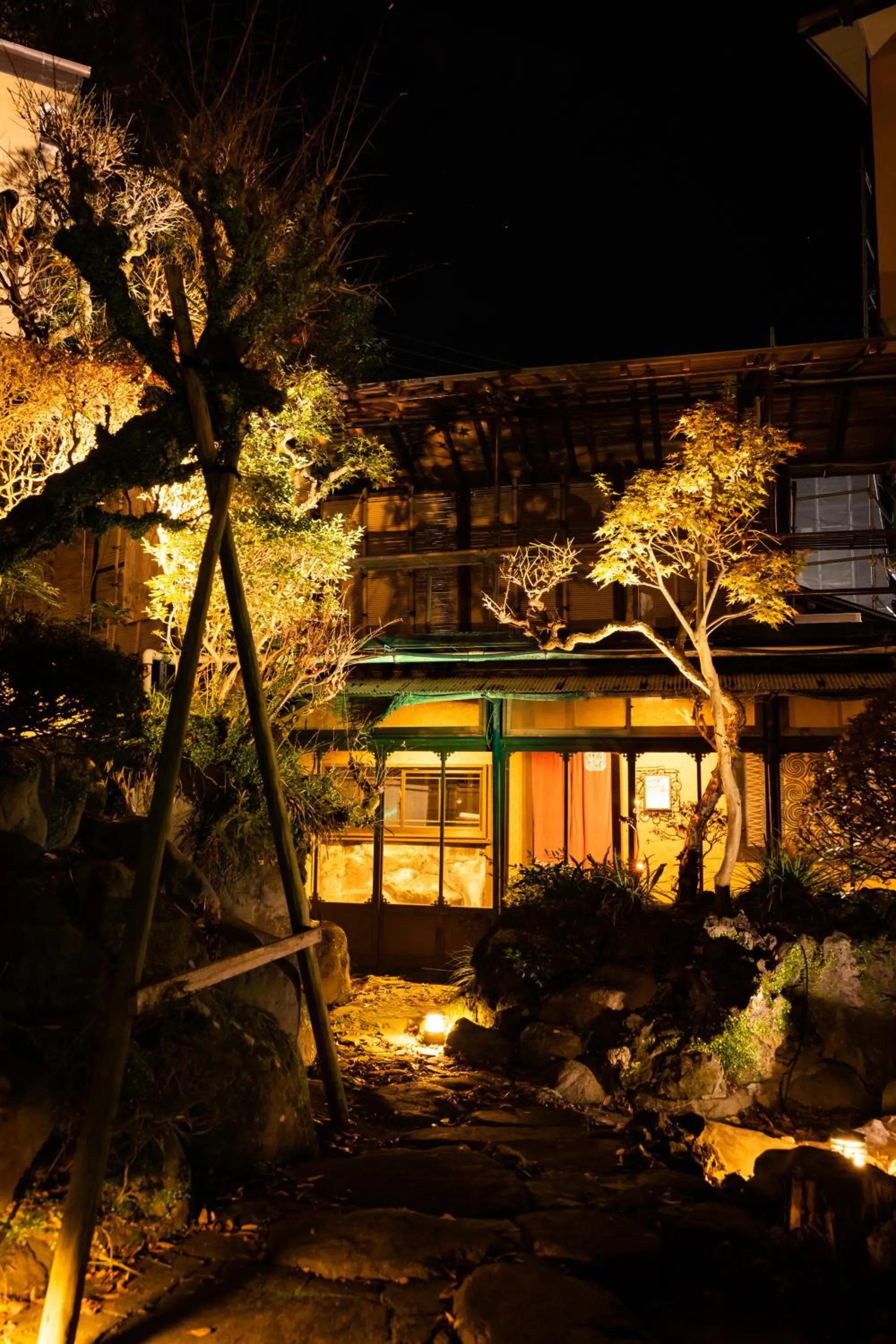 Night in Hakone Onsen Ryokan Yaeikan