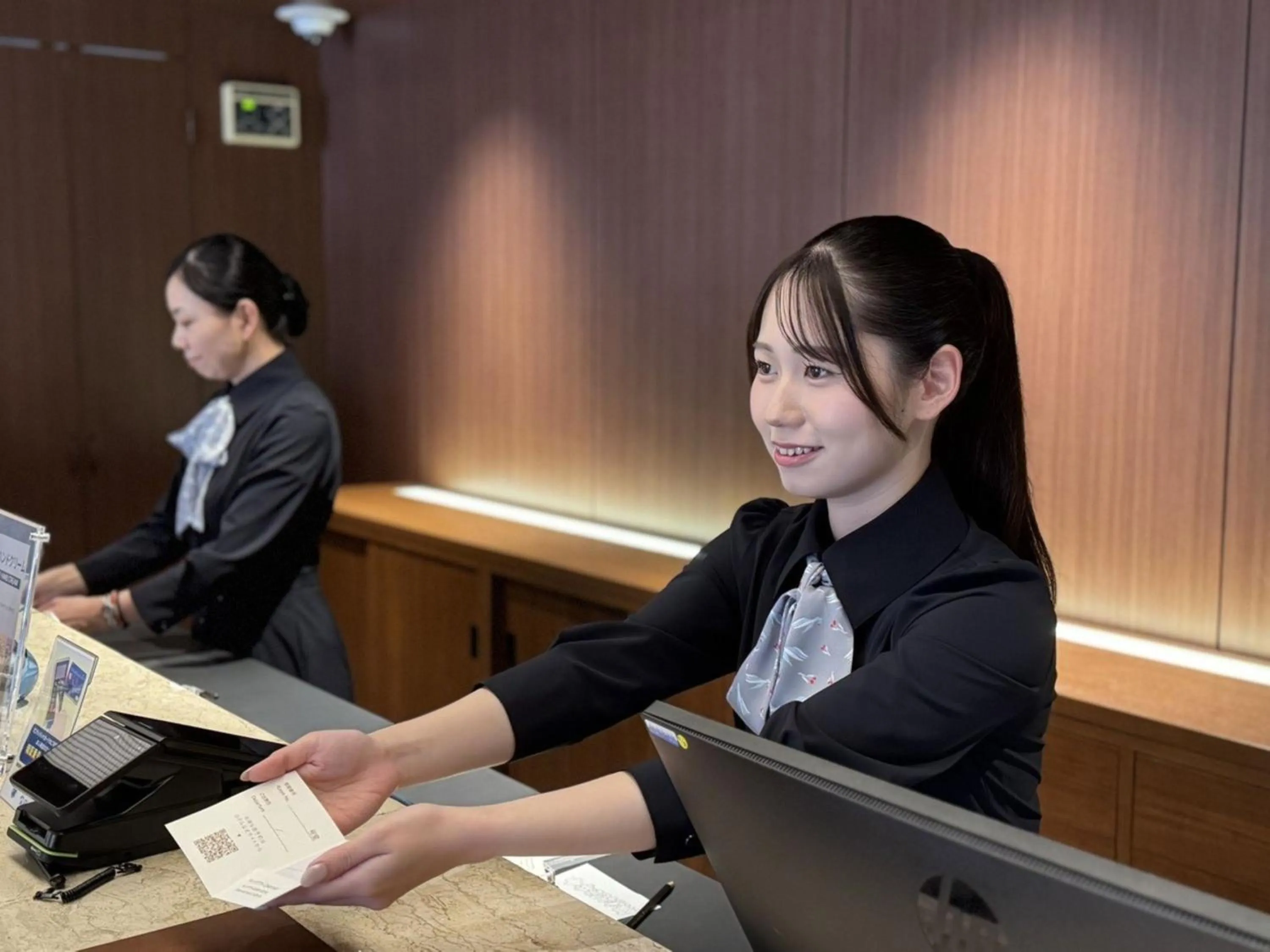 Staff in Takamatsu Kokusai Hotel