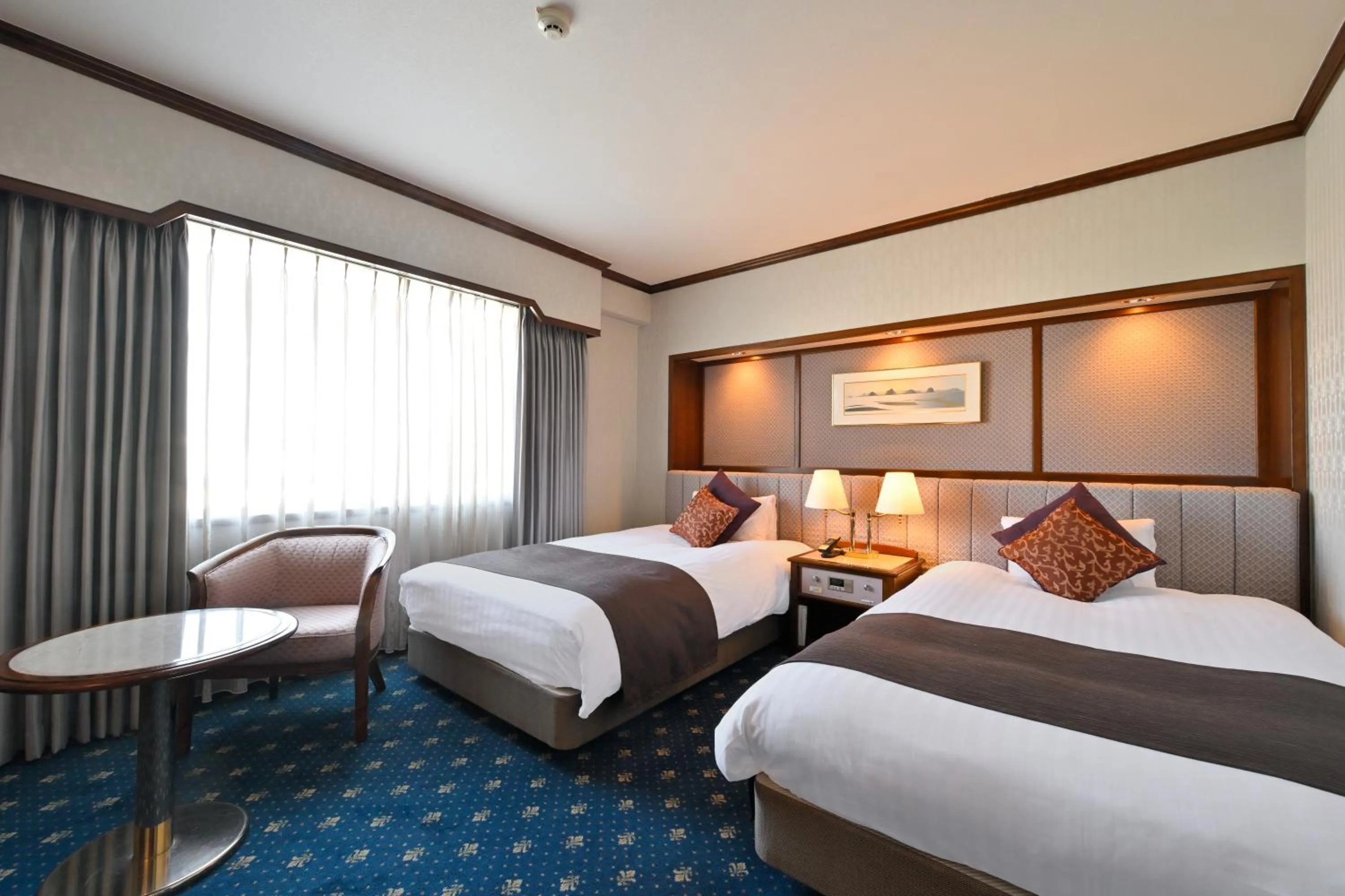 Photo of the whole room, Bed in Takamatsu Kokusai Hotel