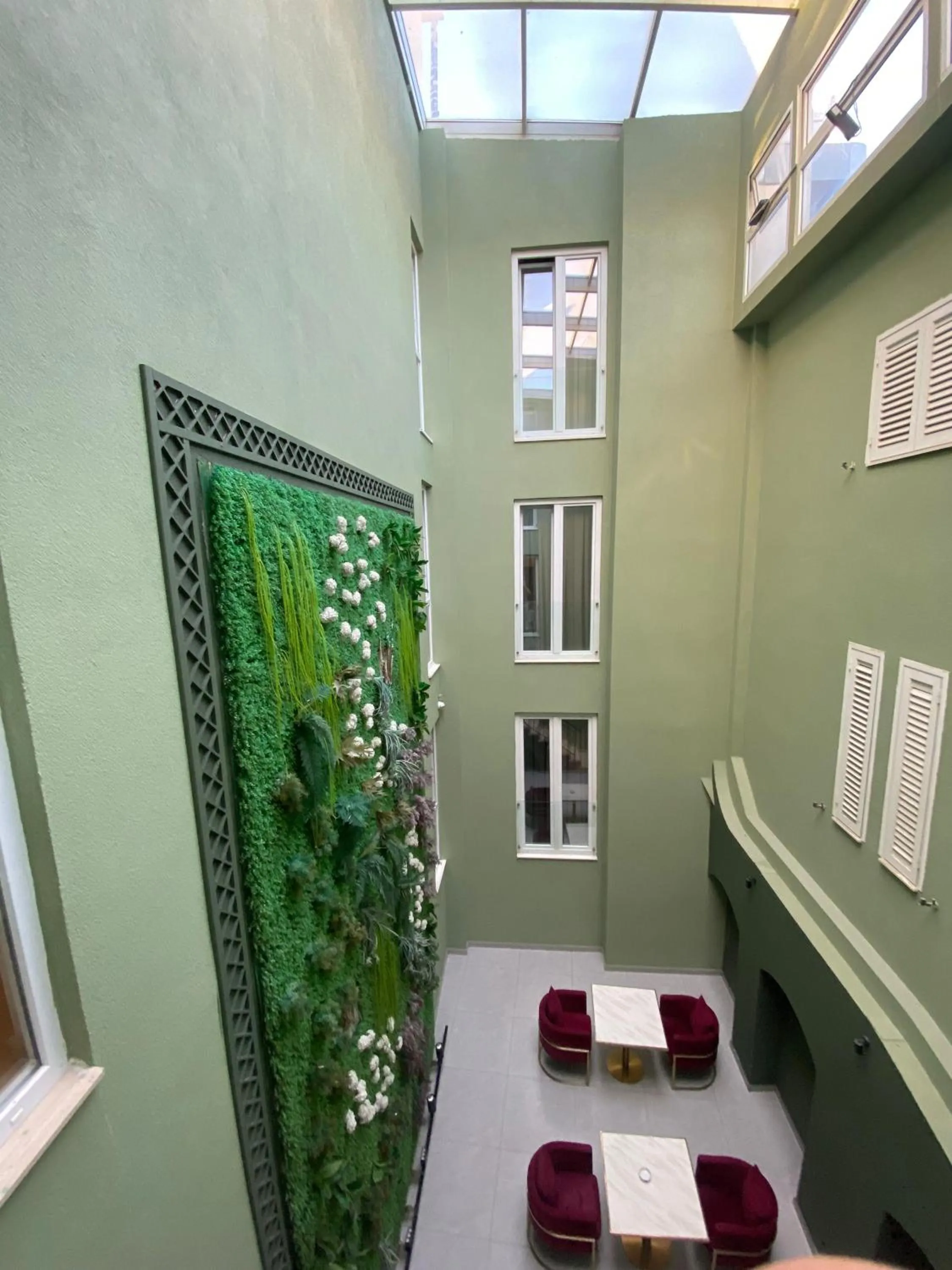 Garden view, Bed in Hotel Brais