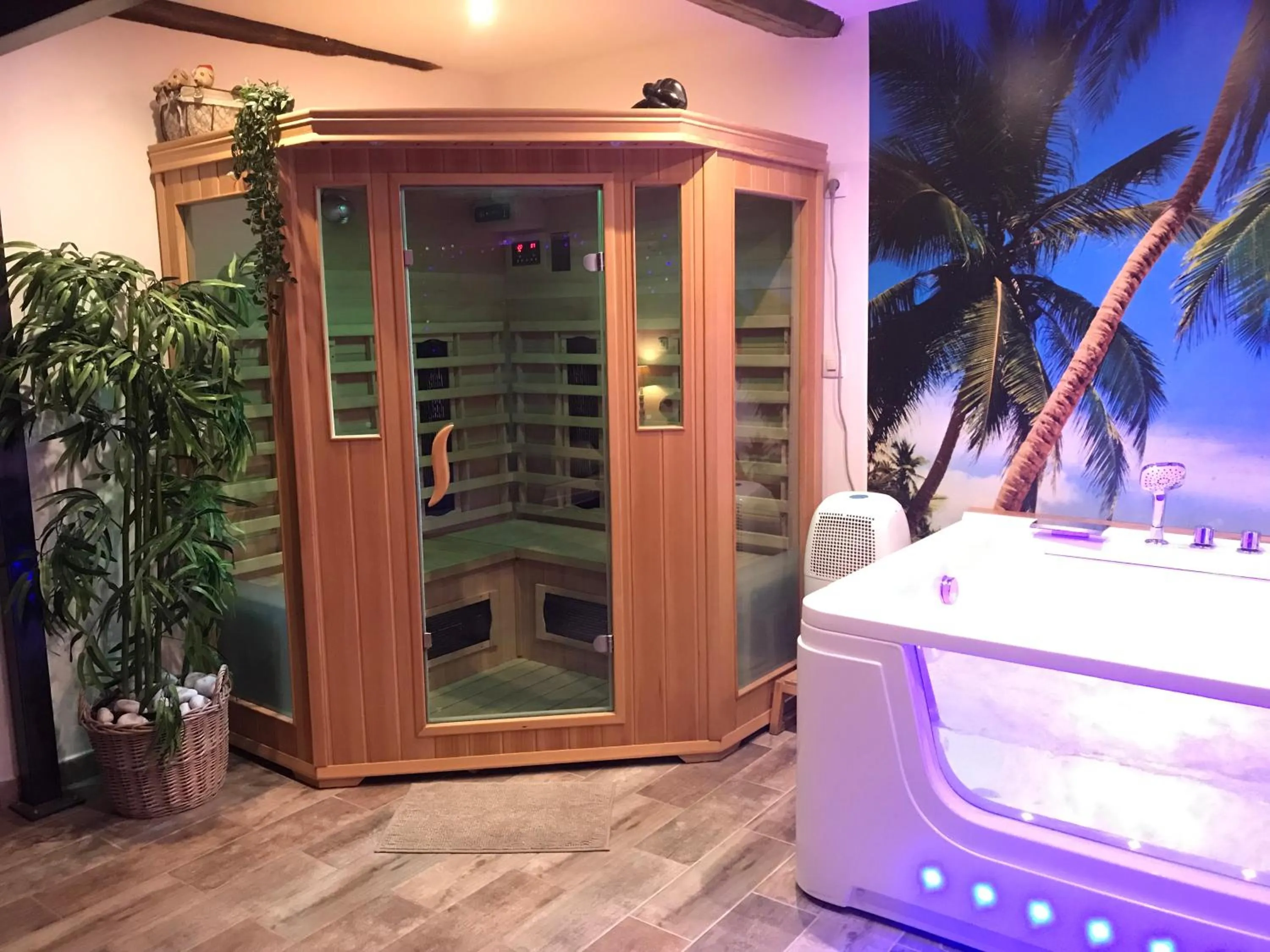 Le Mas Romantique avec Jacuzzi et Sauna privé