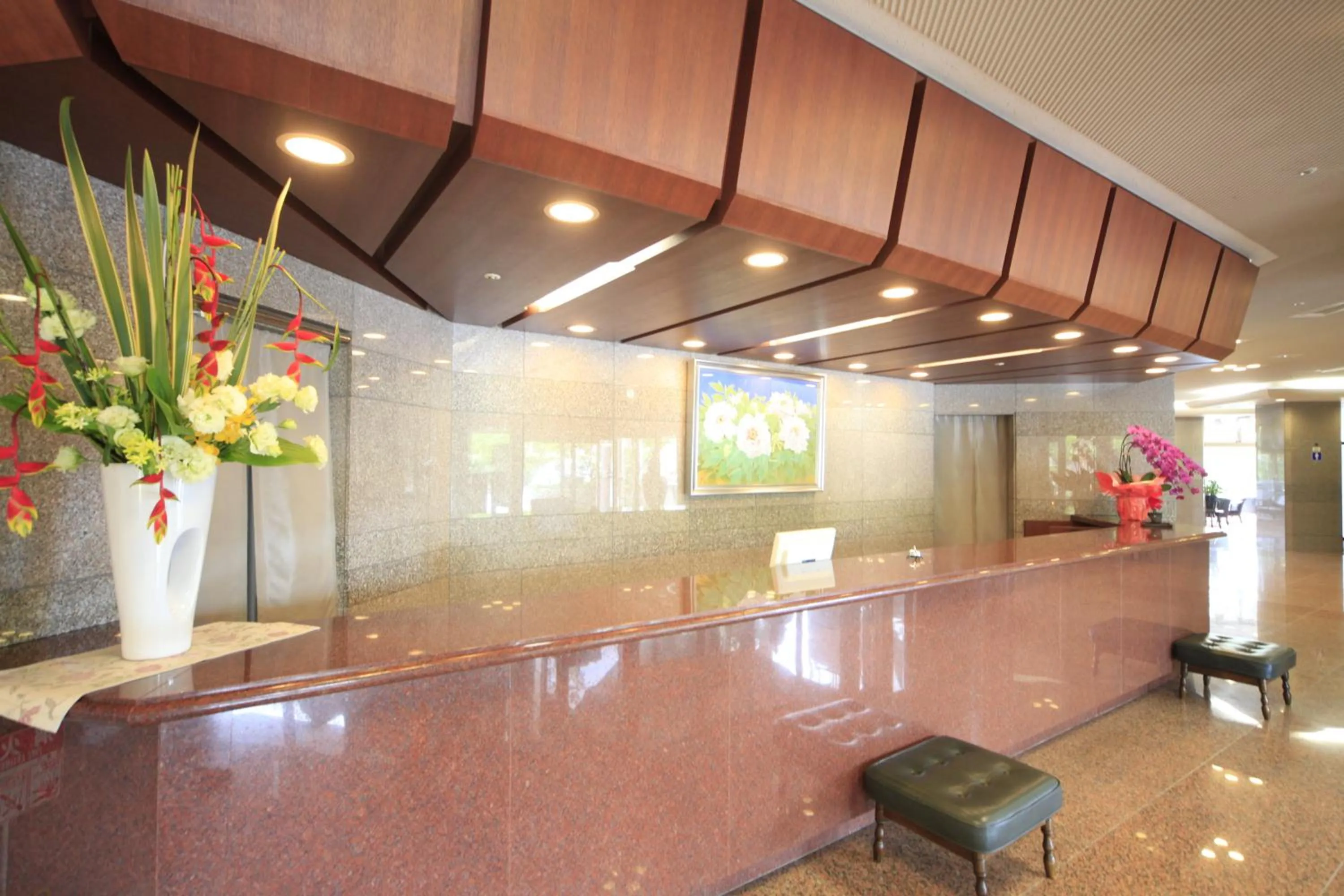 Lobby or reception in Hotel Kasuien