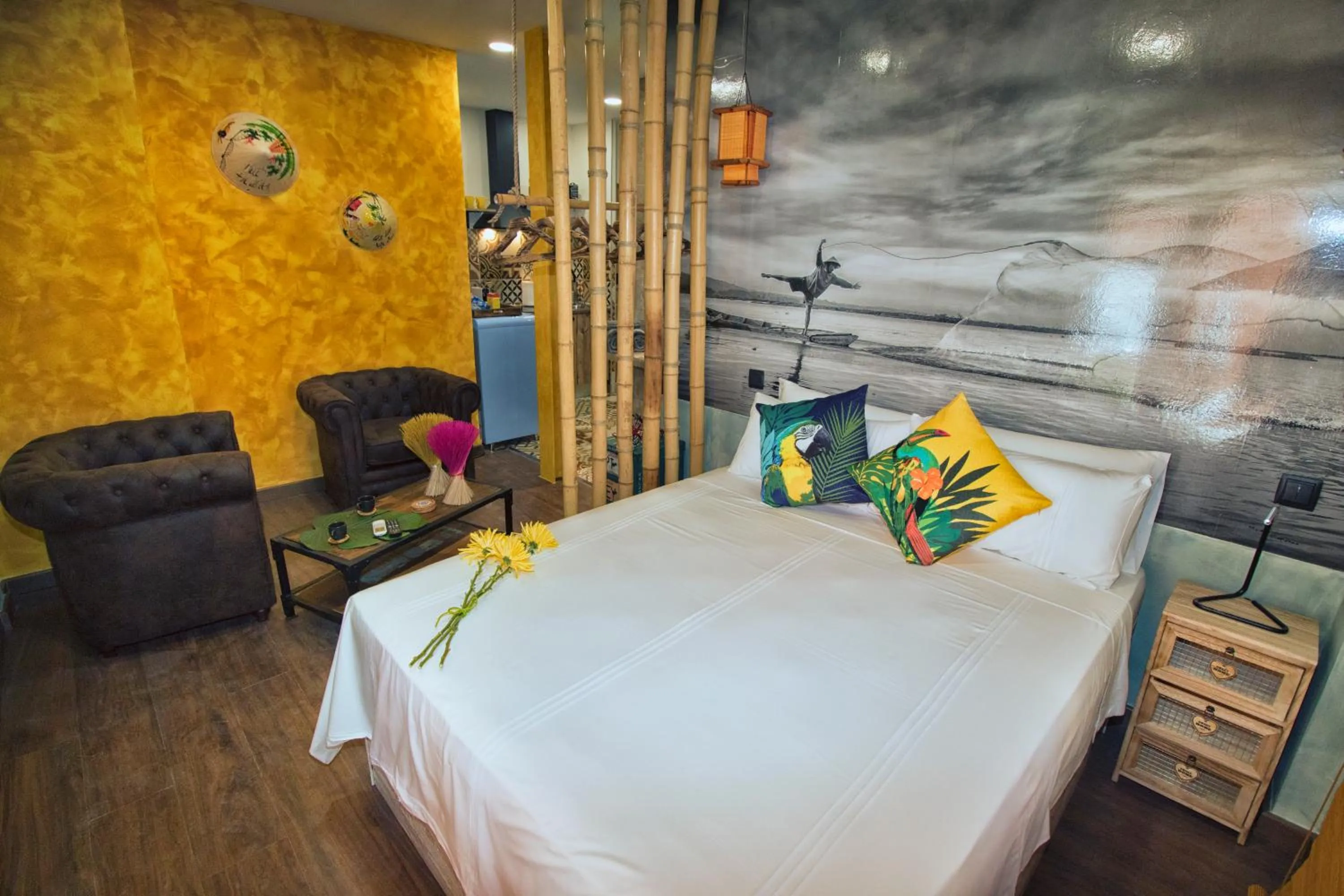 Bedroom, Bed in T-Homes - Cuenca