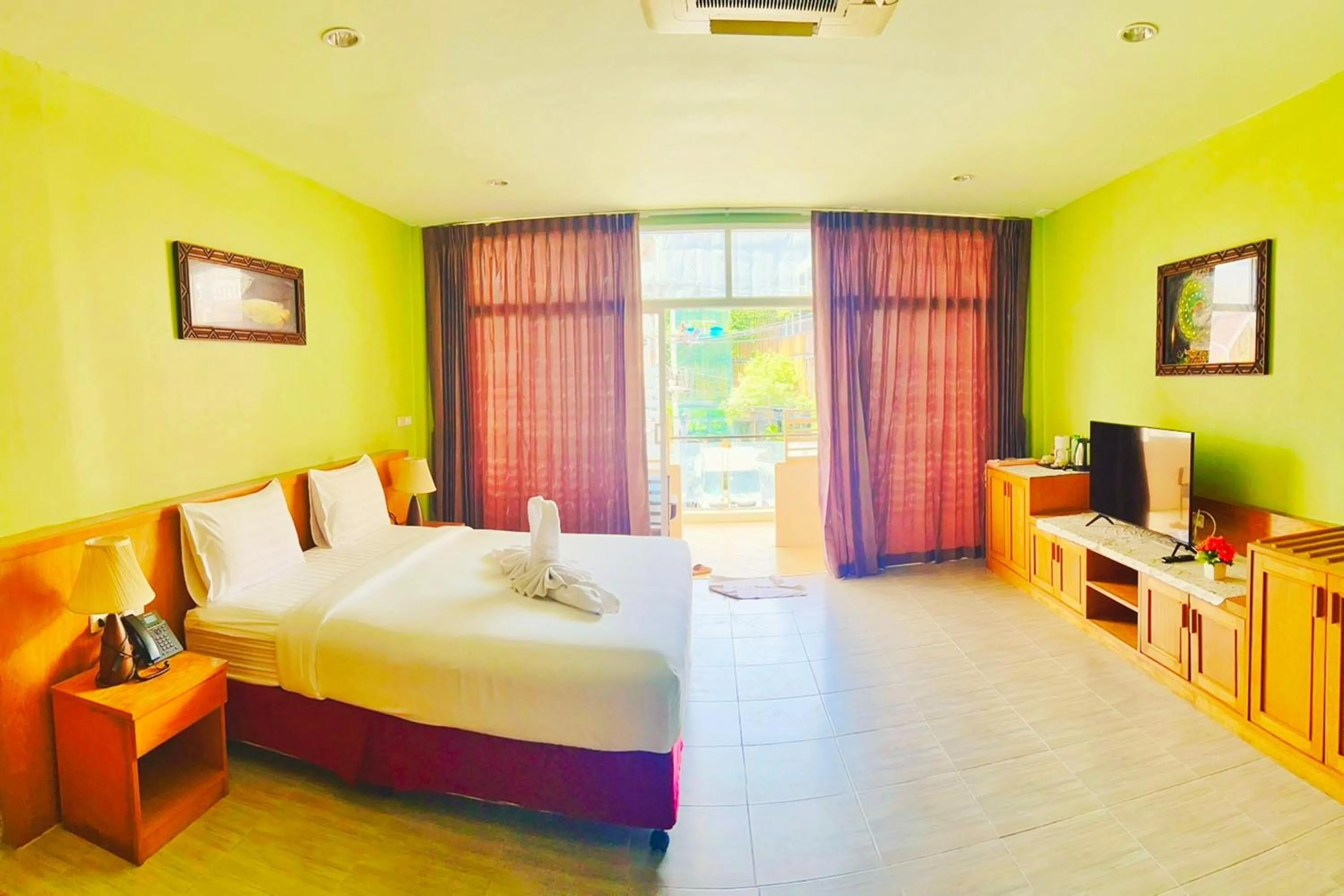 Bedroom in Dome Resort SHA Plus
