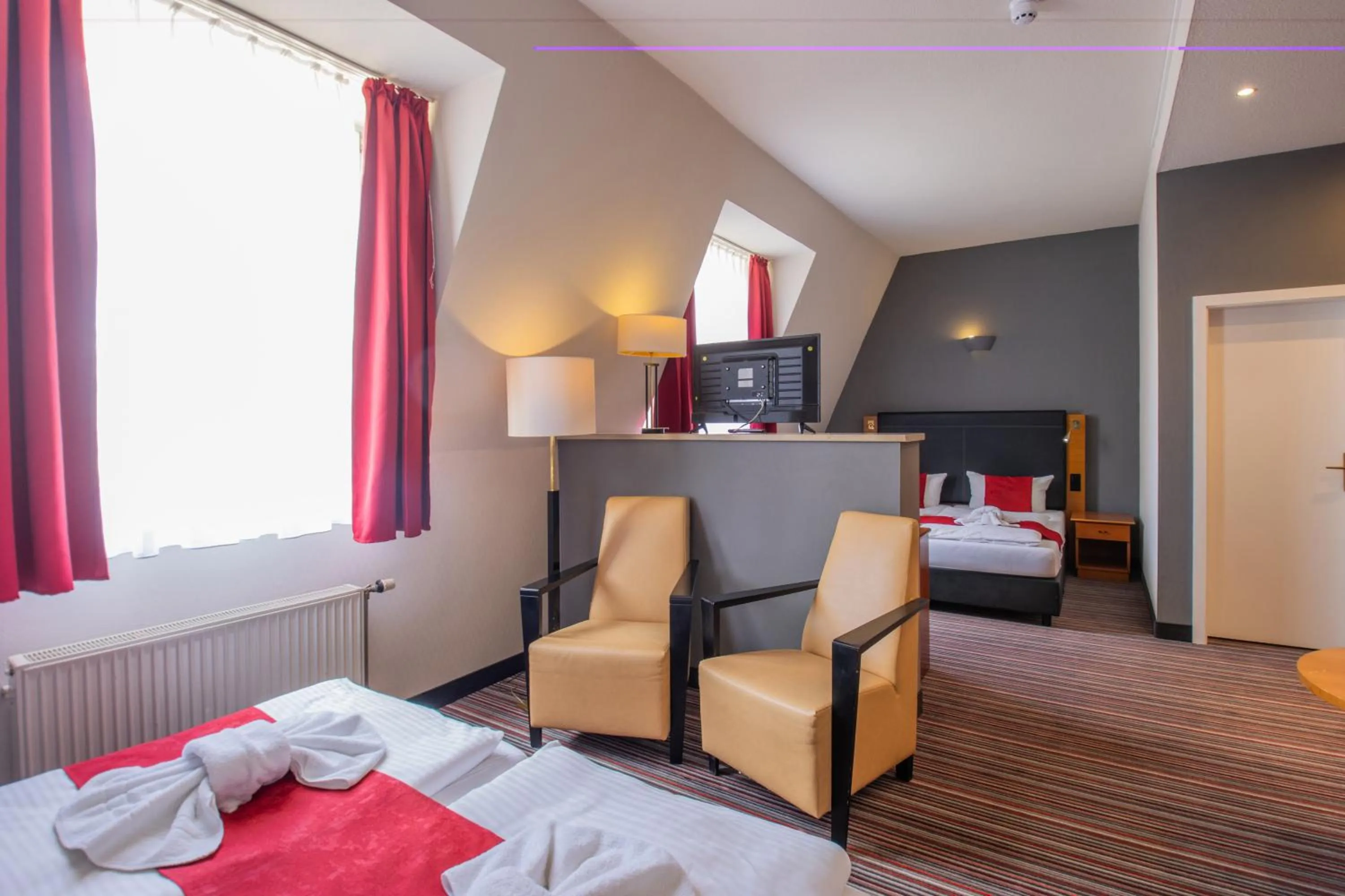 Photo of the whole room, Bed in Seehotel Brandenburg an der Havel