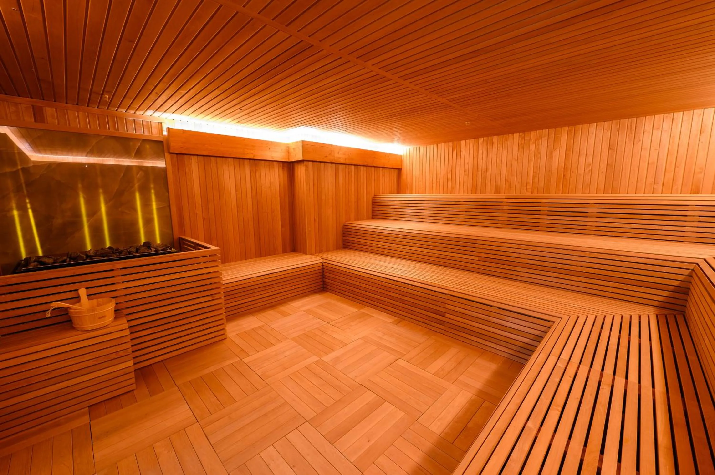 Sauna in Grand Hotel Italia