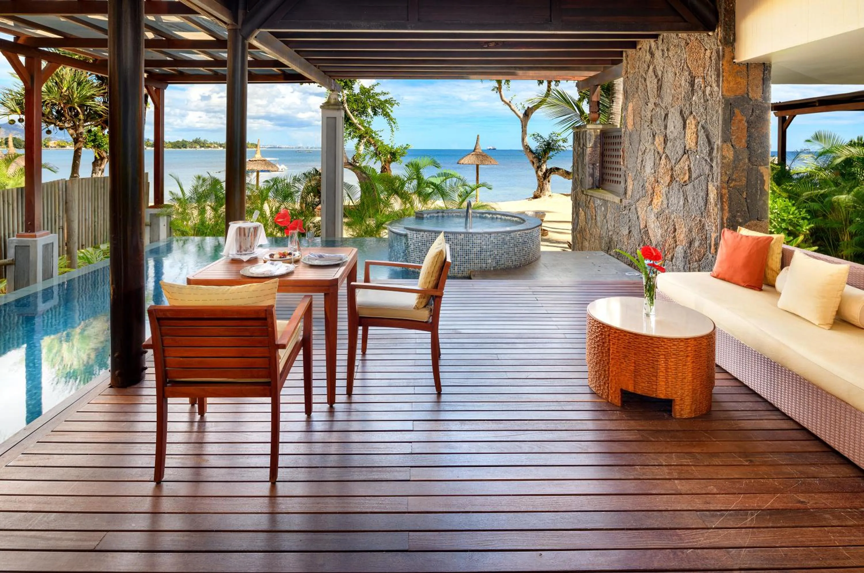 Balcony/Terrace in Le Jadis Beach Resort & Wellness - Managed by Banyan Tree Hotels & Resorts