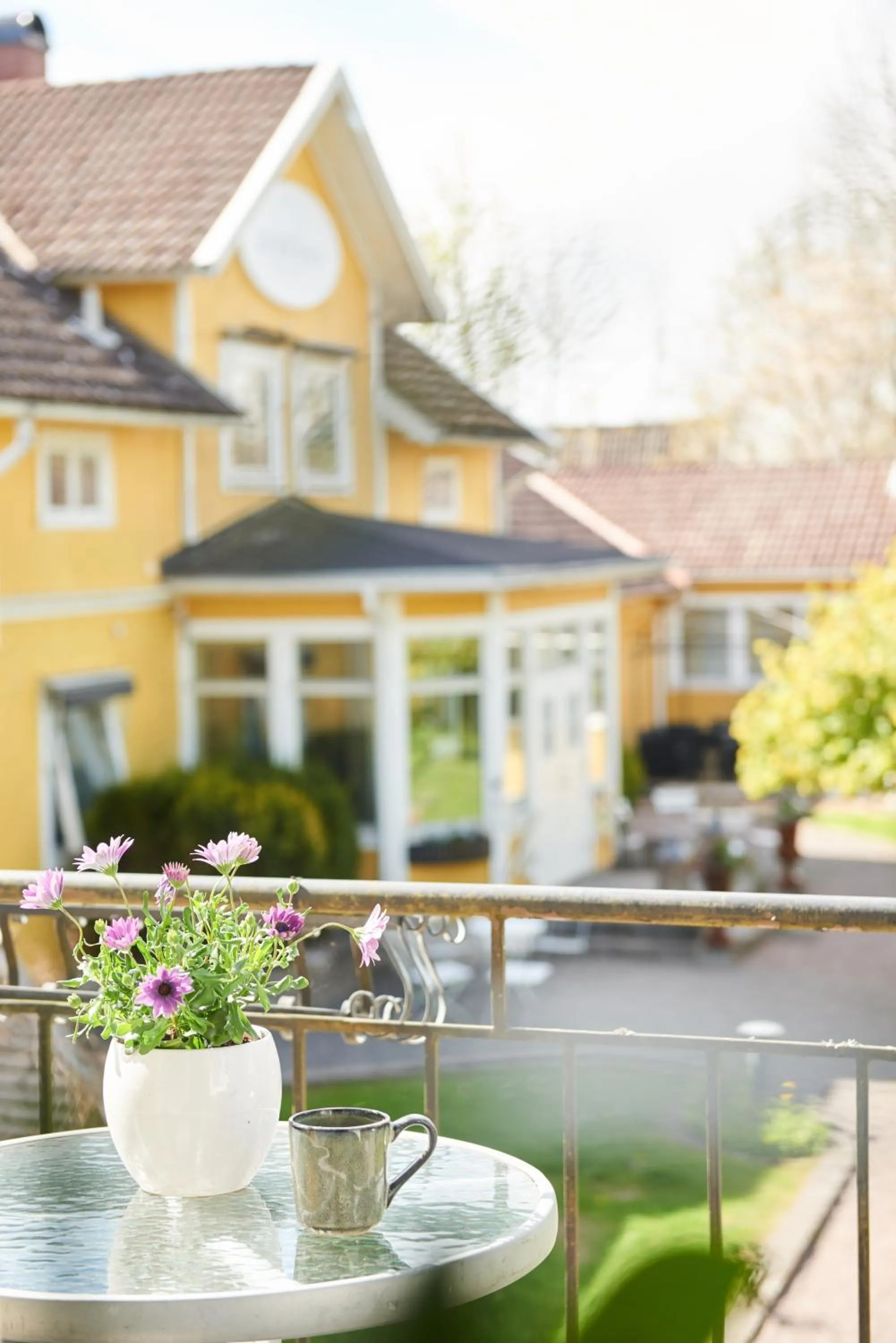 Balcony/Terrace in Hotell Björkhaga