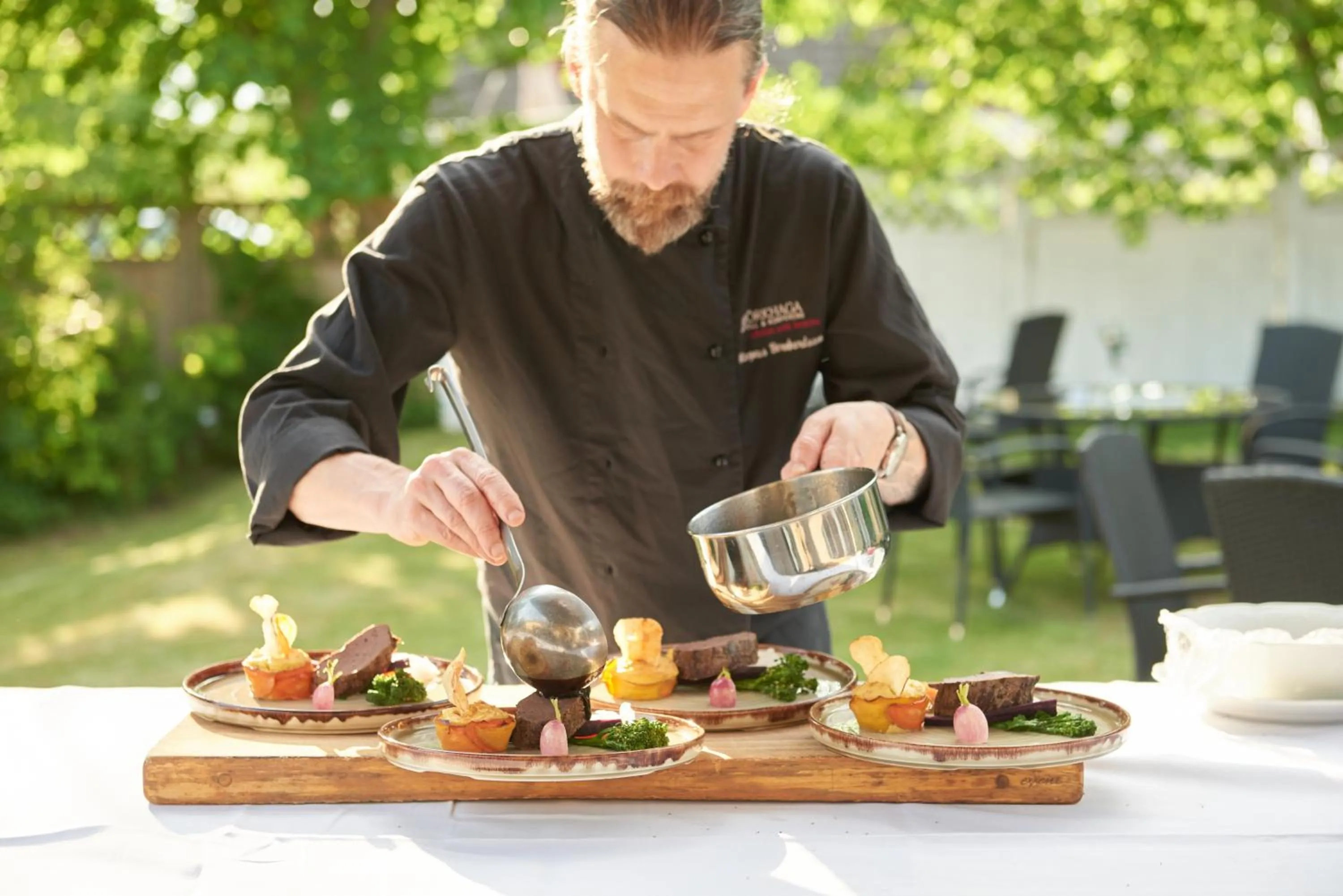Garden in Hotell Björkhaga