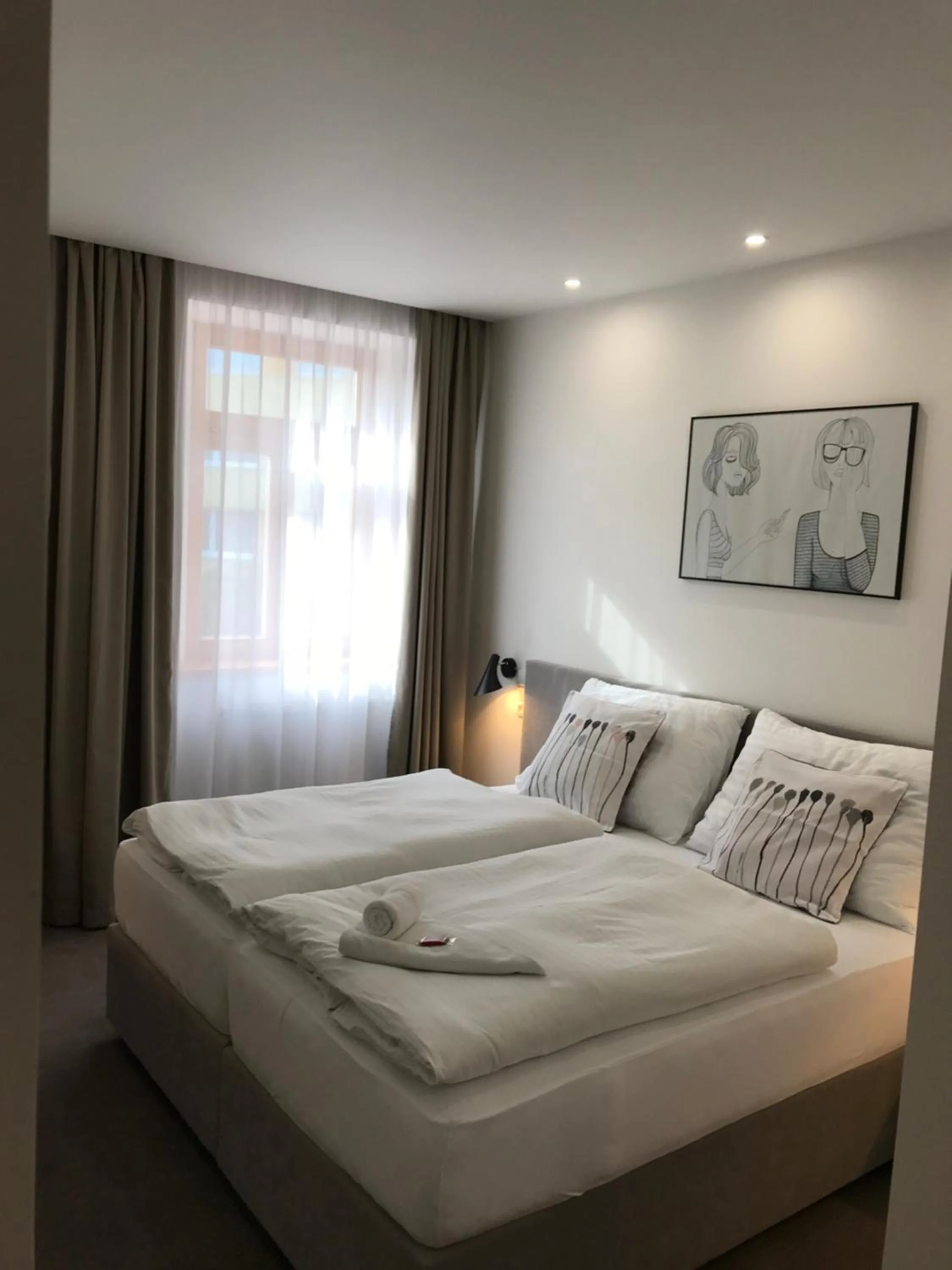 Bed in Rozmaryn Hotel B&B