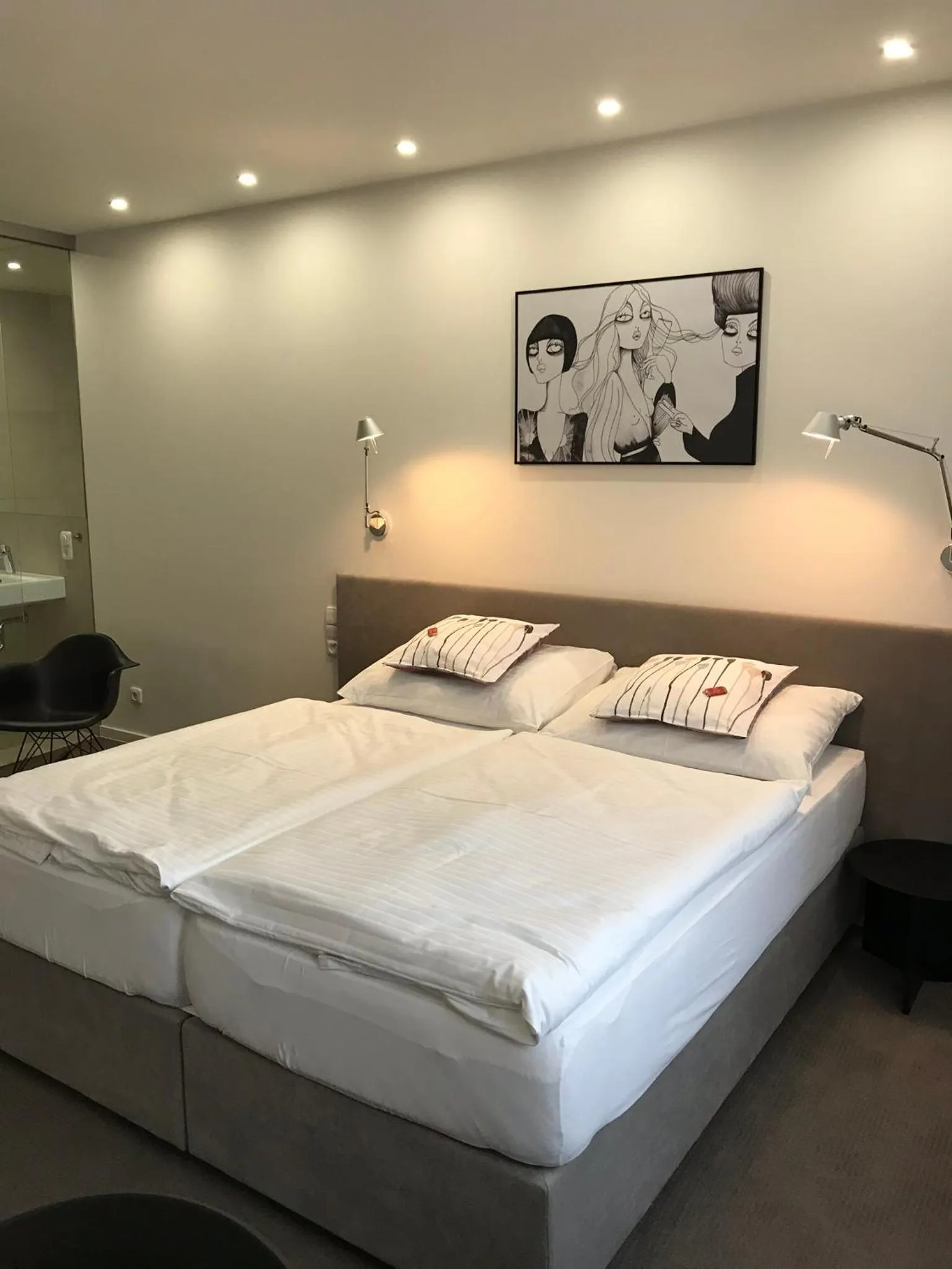 Bed in Rozmaryn Hotel B&B