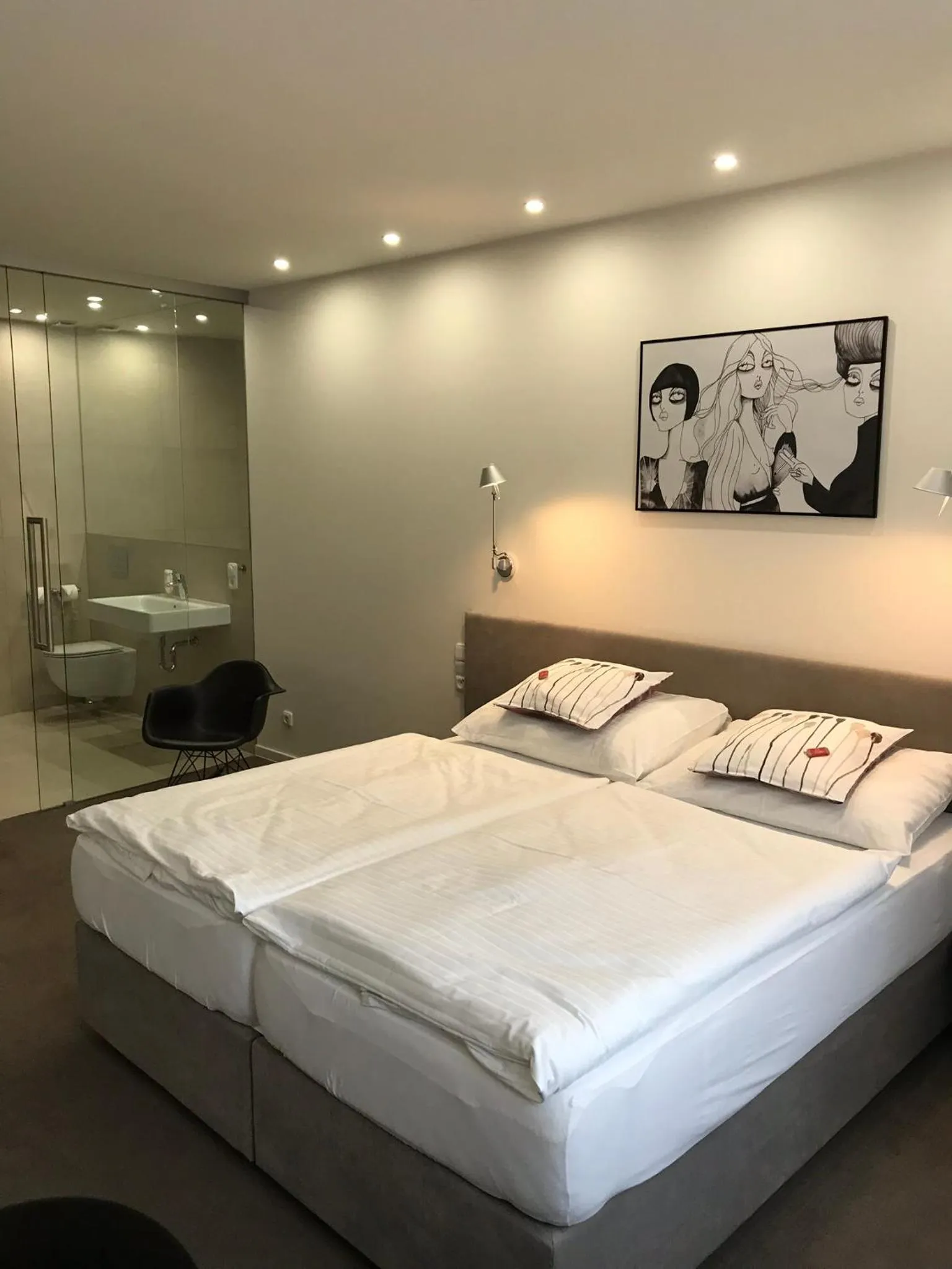 Bed in Rozmaryn Hotel B&B