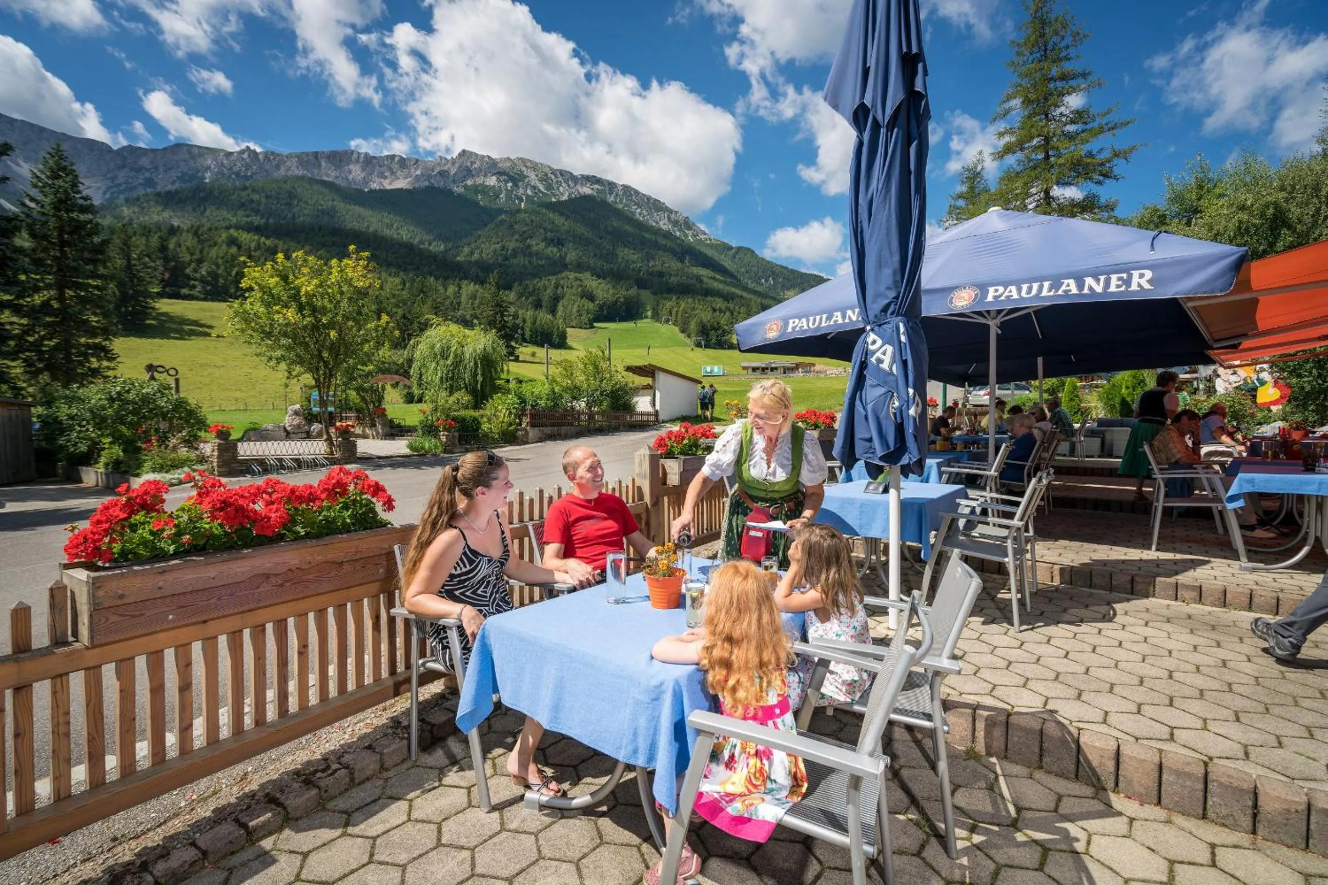 Patio in Hotel-Restaurant Forellenhof