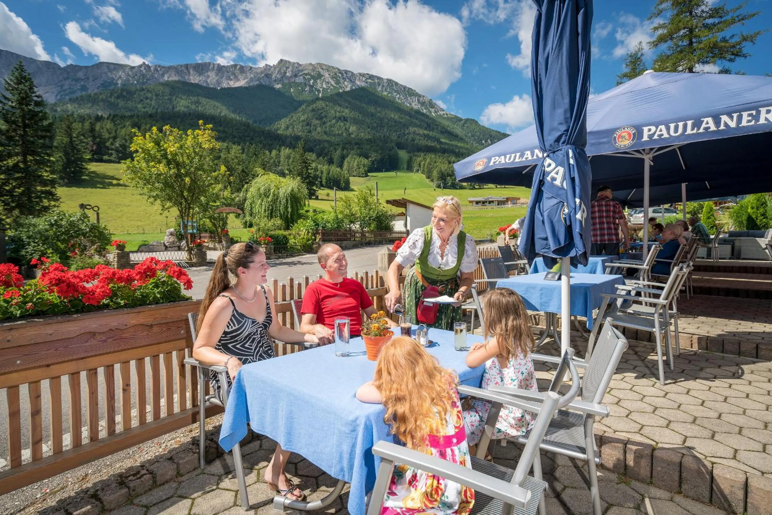 Patio in Hotel-Restaurant Forellenhof