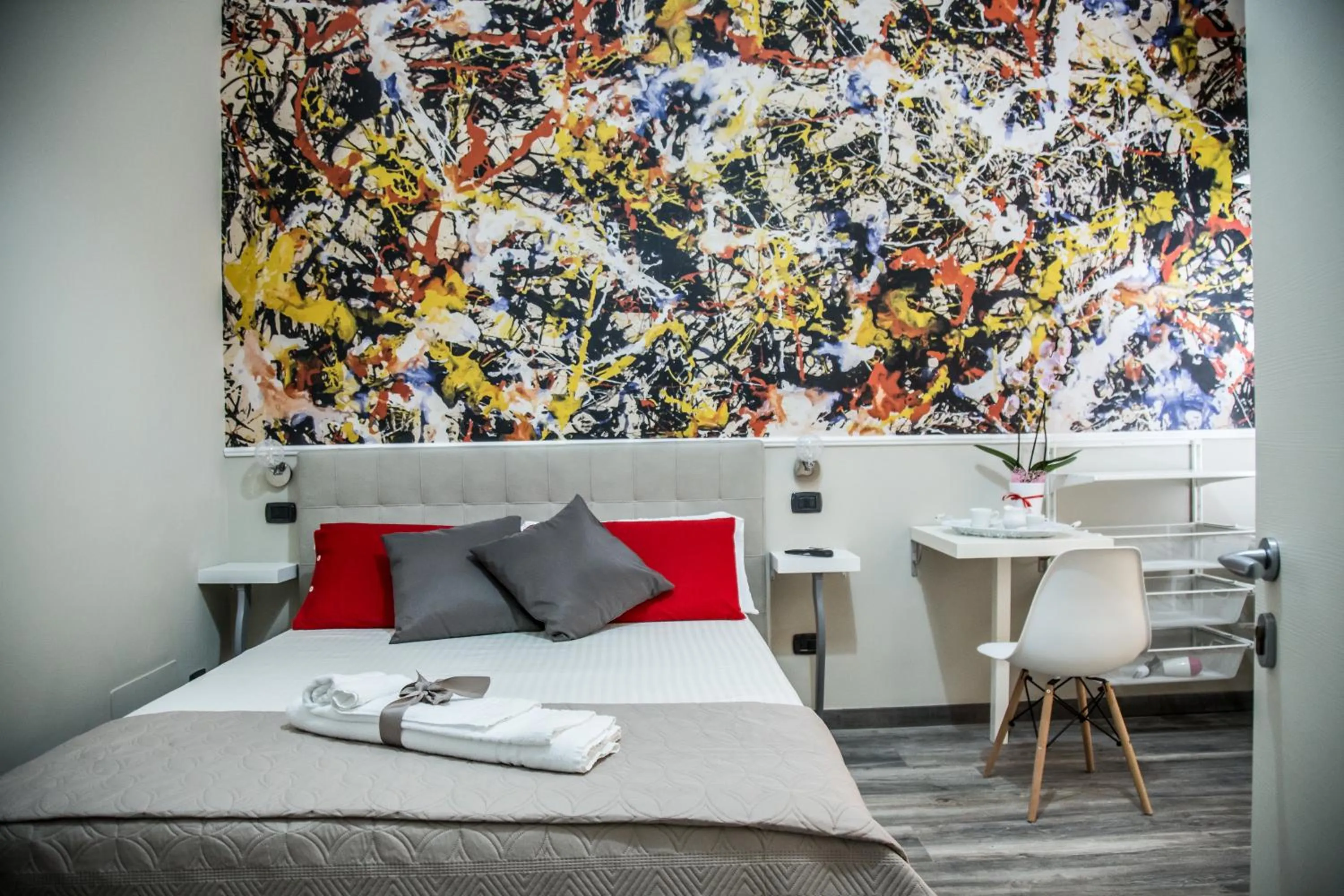 Bedroom, Bed in Art in B&B