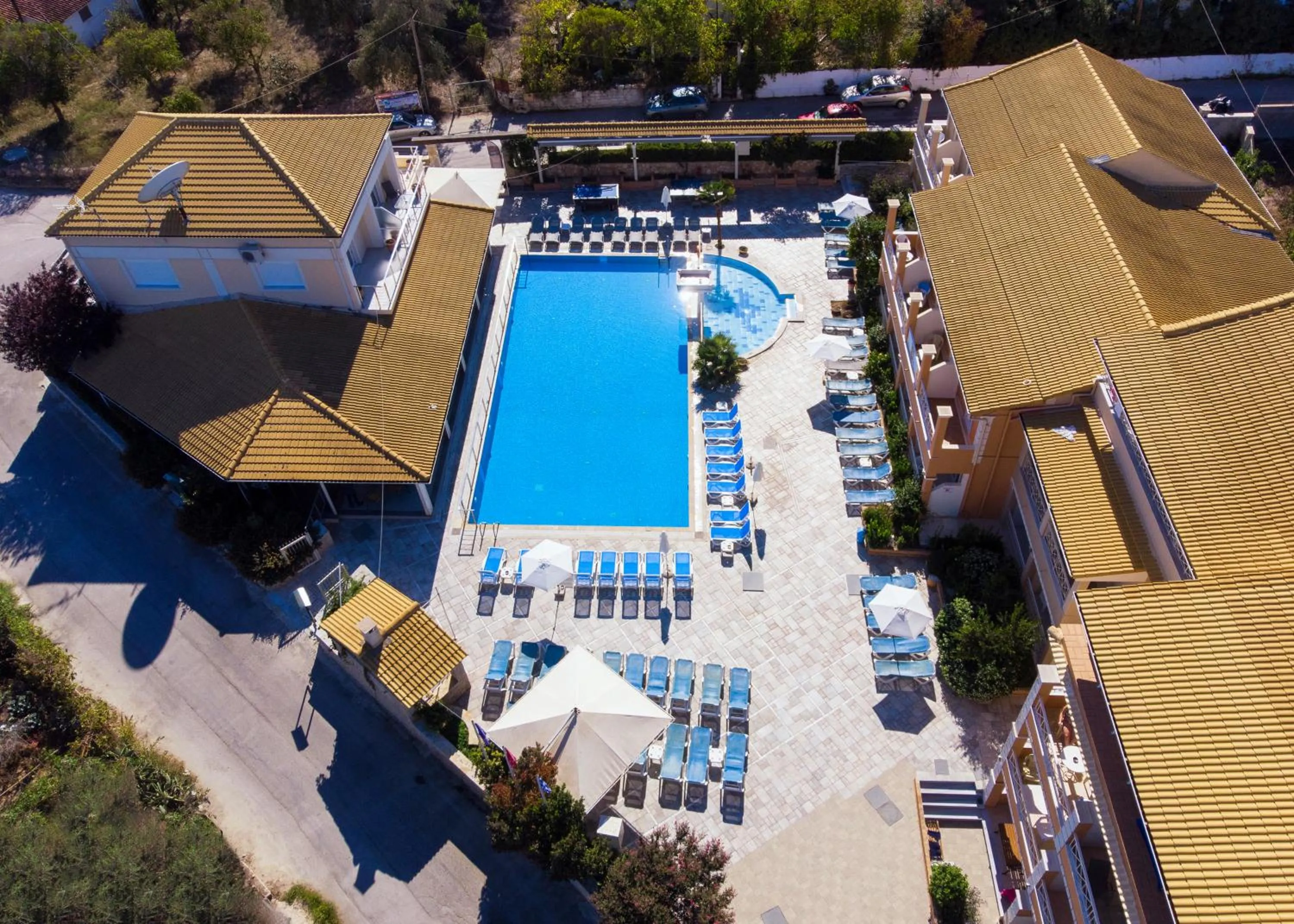 Bird's eye view in Kavos Plaza Hotel