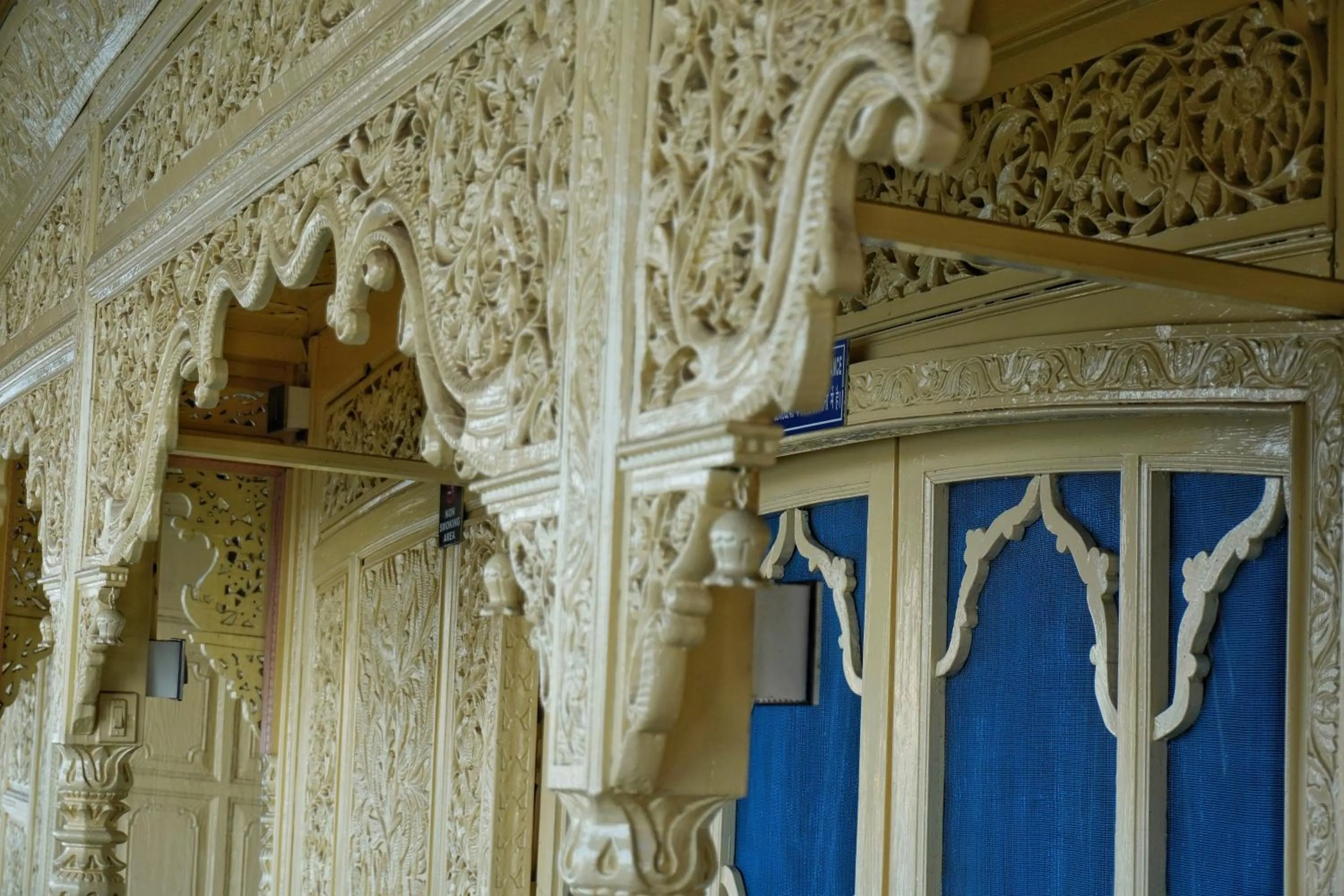 Landmark view in Swan Group of Houseboats, Golden Dal Lake