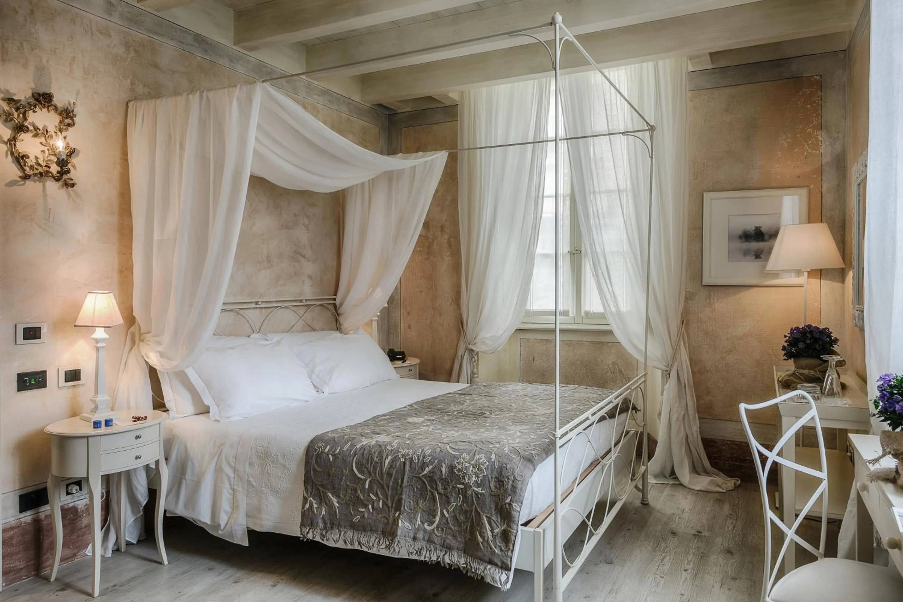 Bed in Relais Villa Vittoria