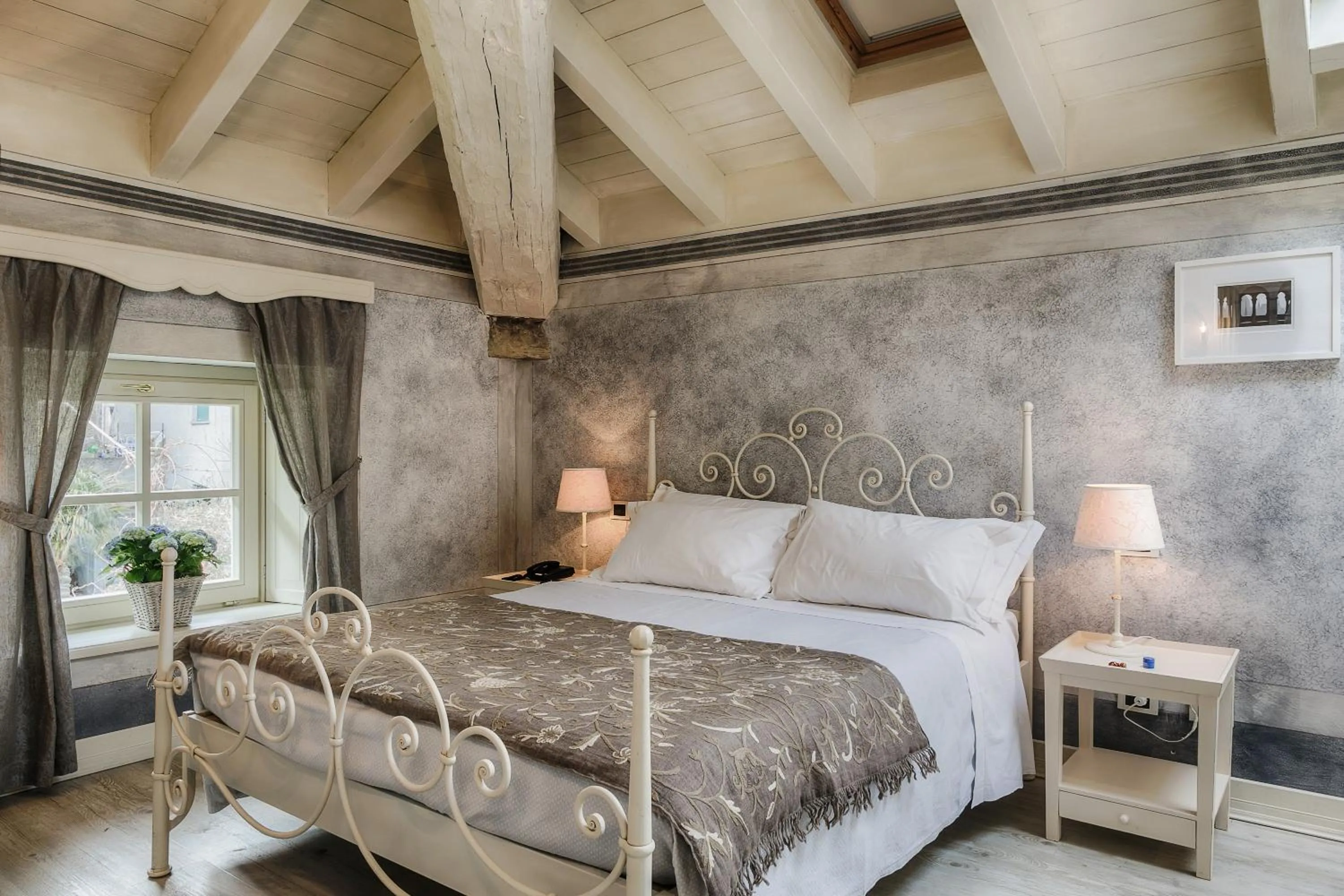 Bed in Relais Villa Vittoria