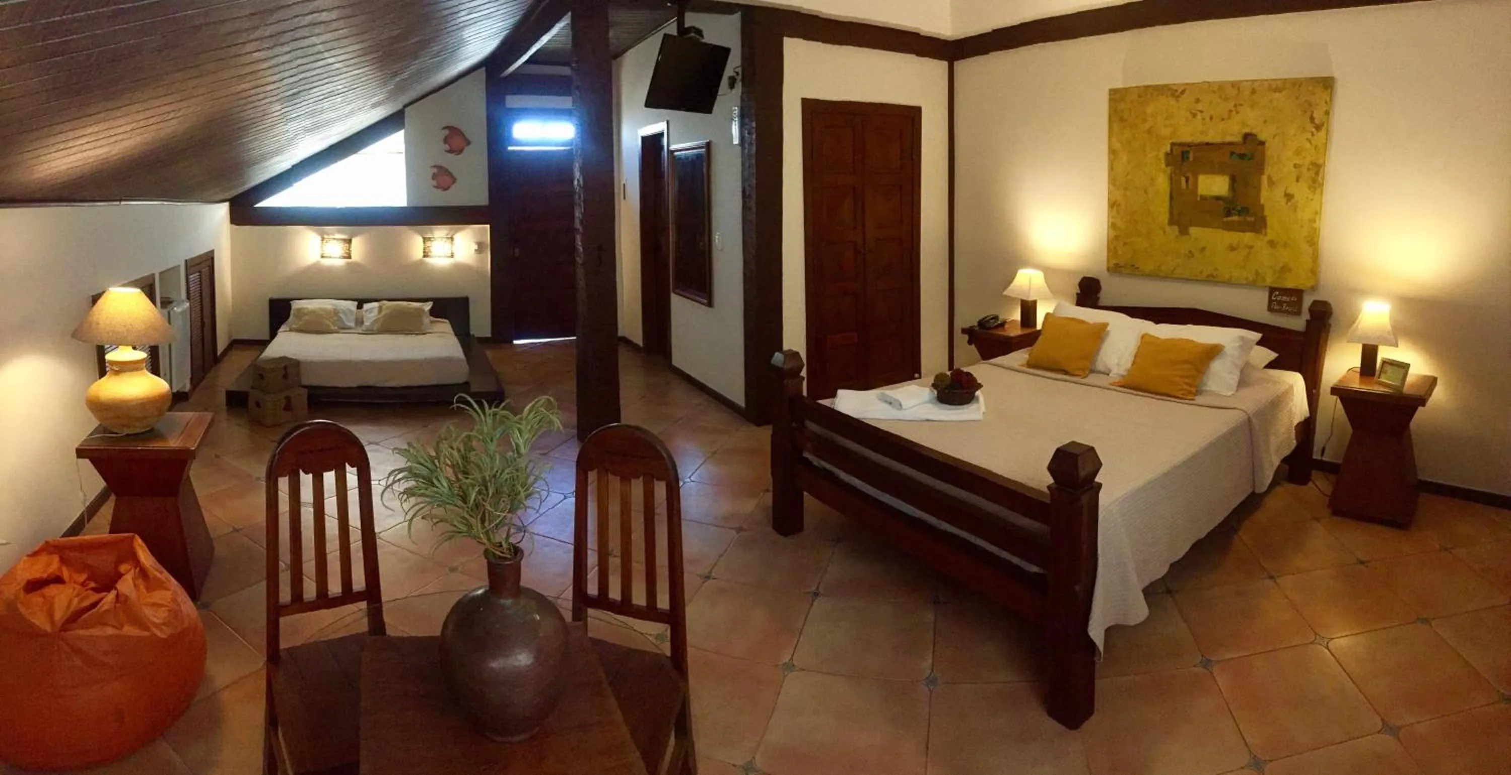 Bed in Pousada Caminho do Sol