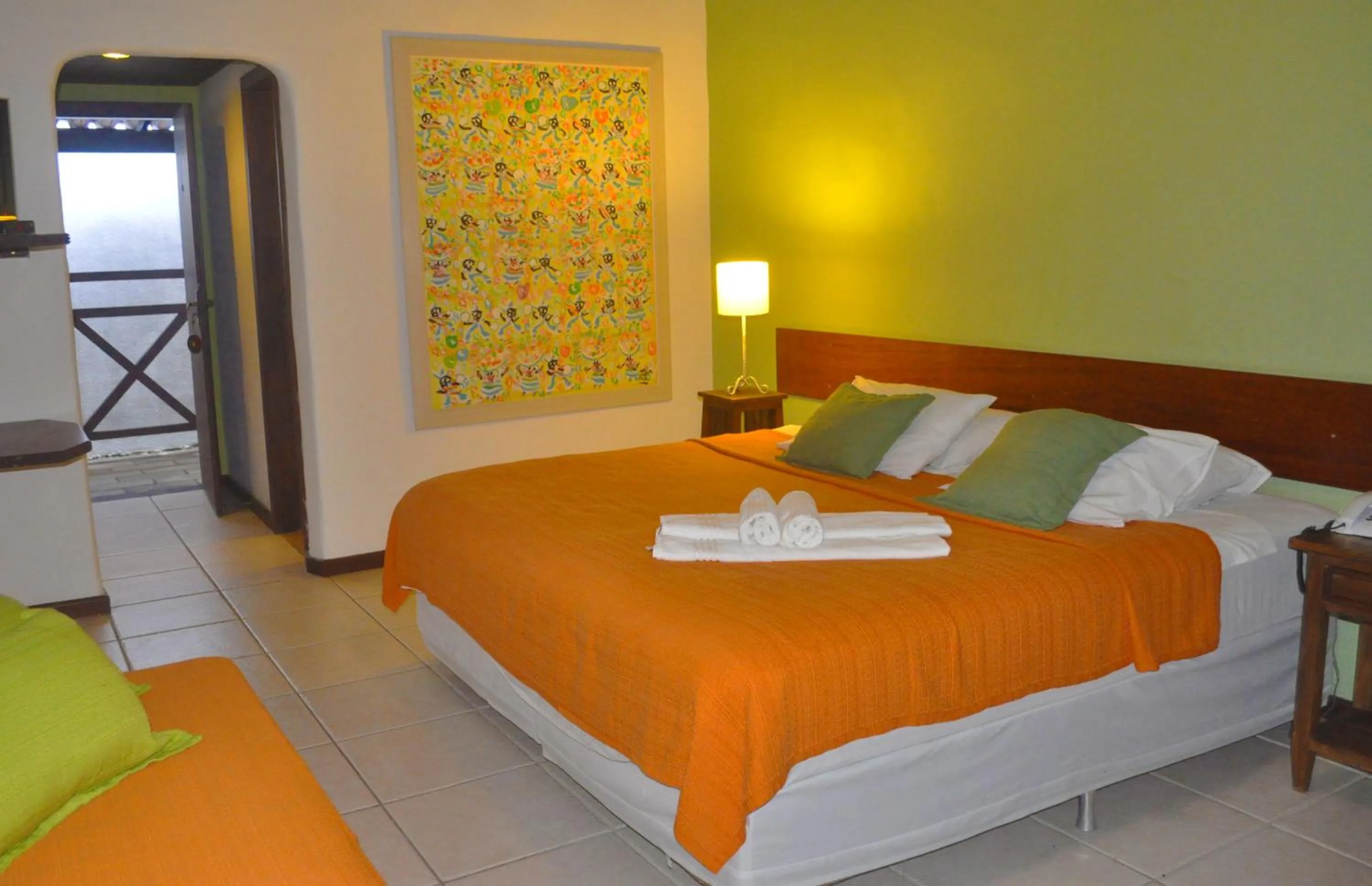 Bed in Pousada Caminho do Sol