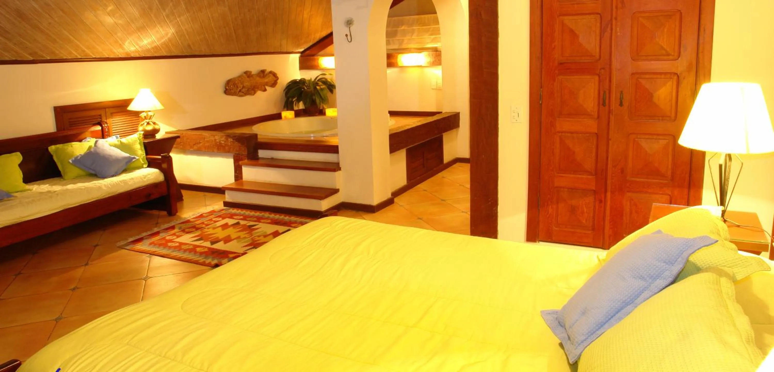 Bed in Pousada Caminho do Sol