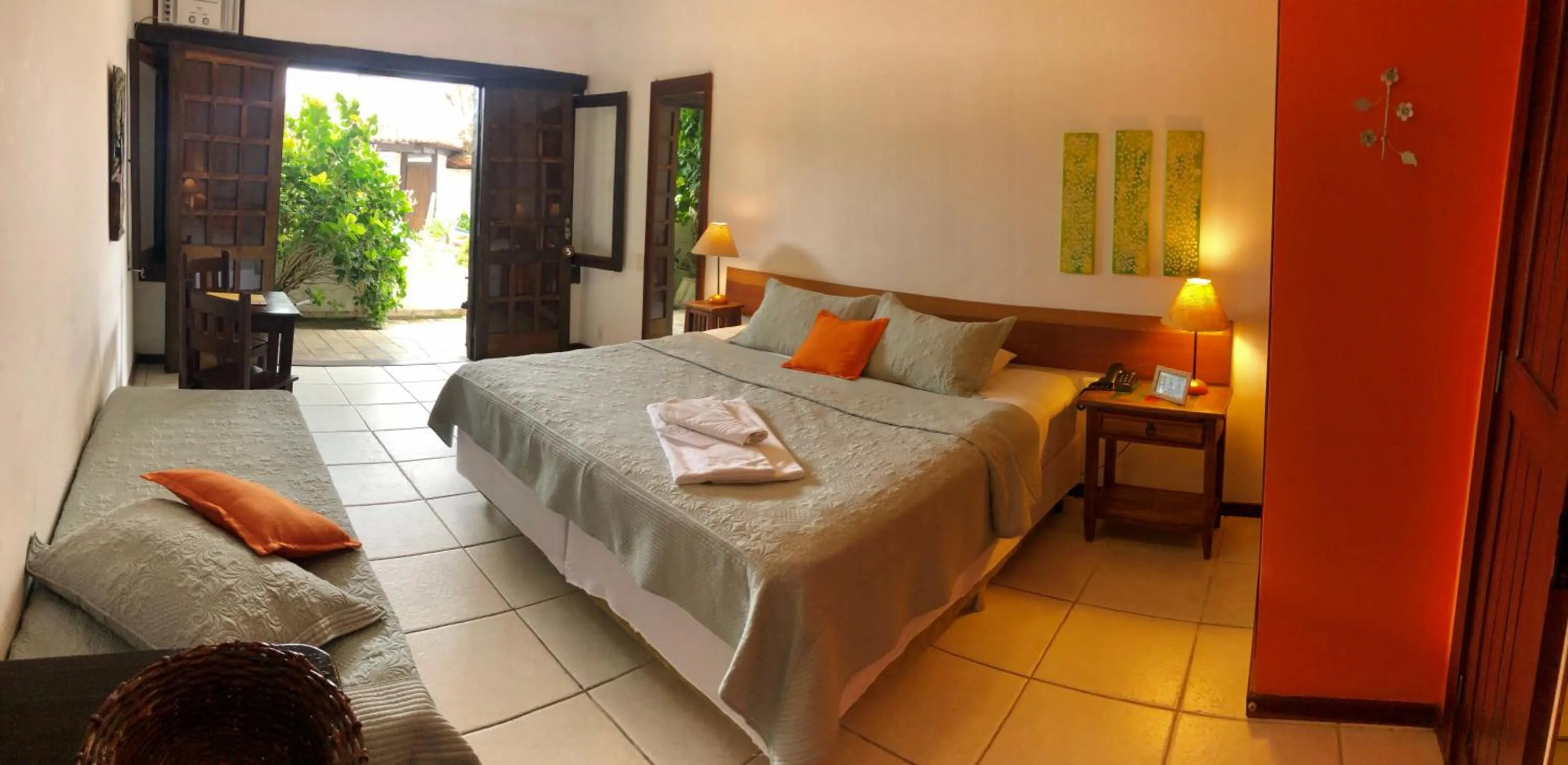 Bed in Pousada Caminho do Sol