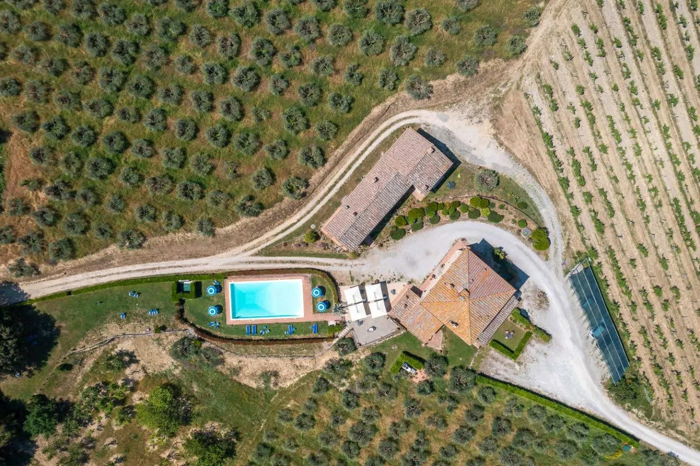 Bird's eye view in Agriturismo Il Casolare Di Bucciano