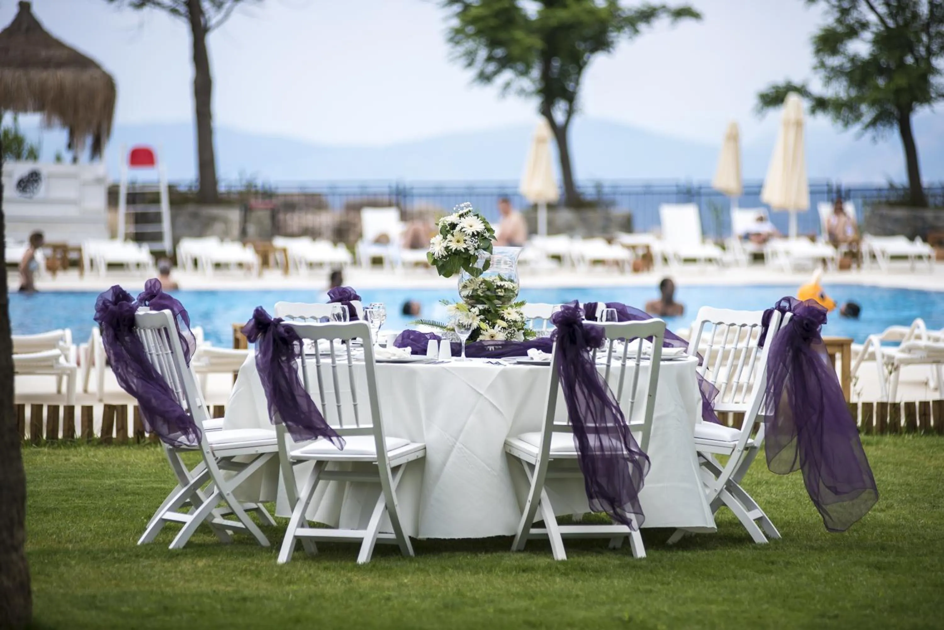 Pool view in Le Bleu Hotel & Resort Kusadasi