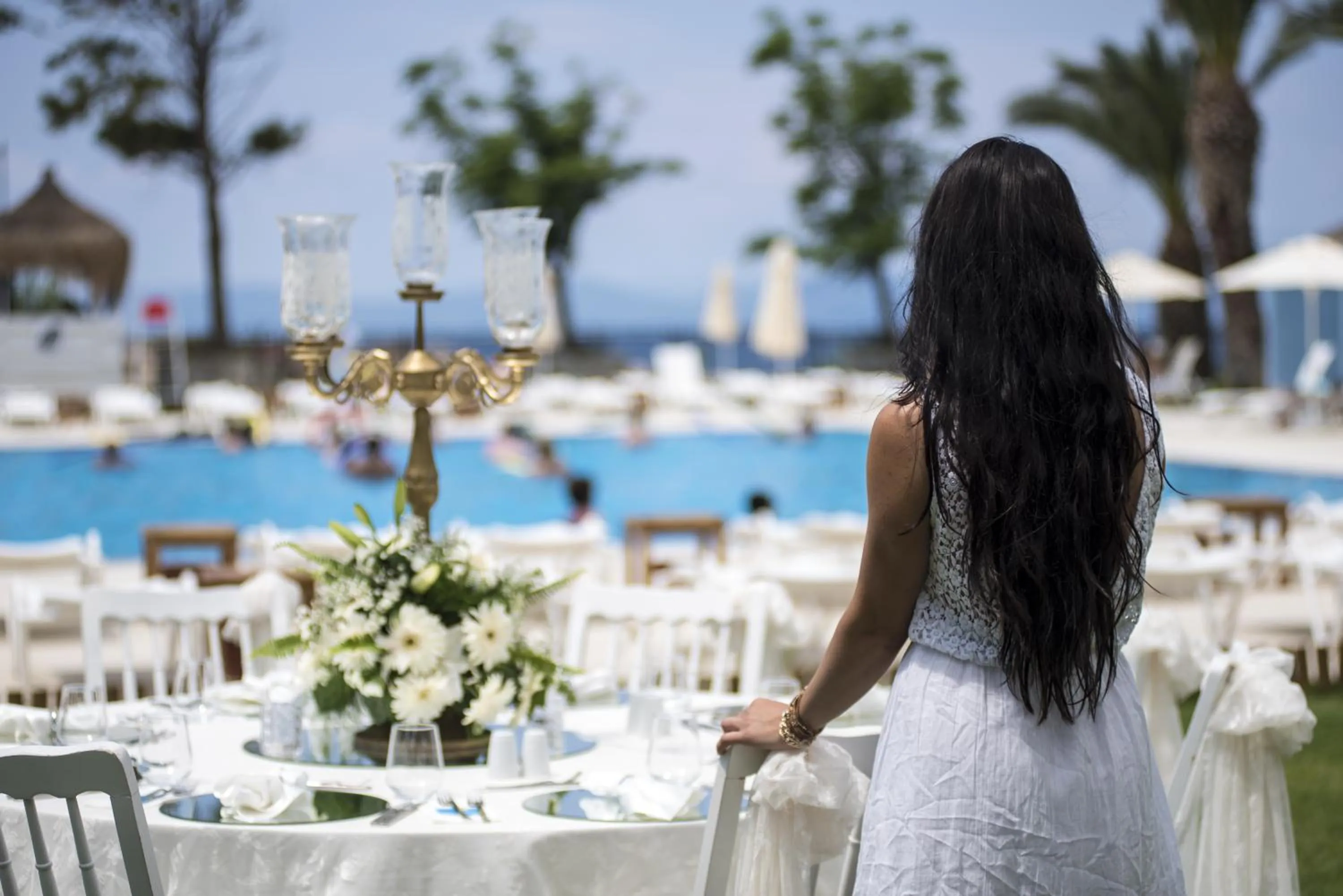 Pool view in Le Bleu Hotel & Resort Kusadasi