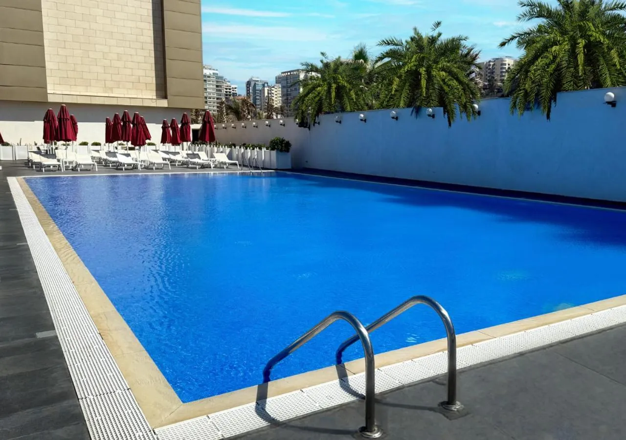 Swimming pool in Lancaster Eden Bay