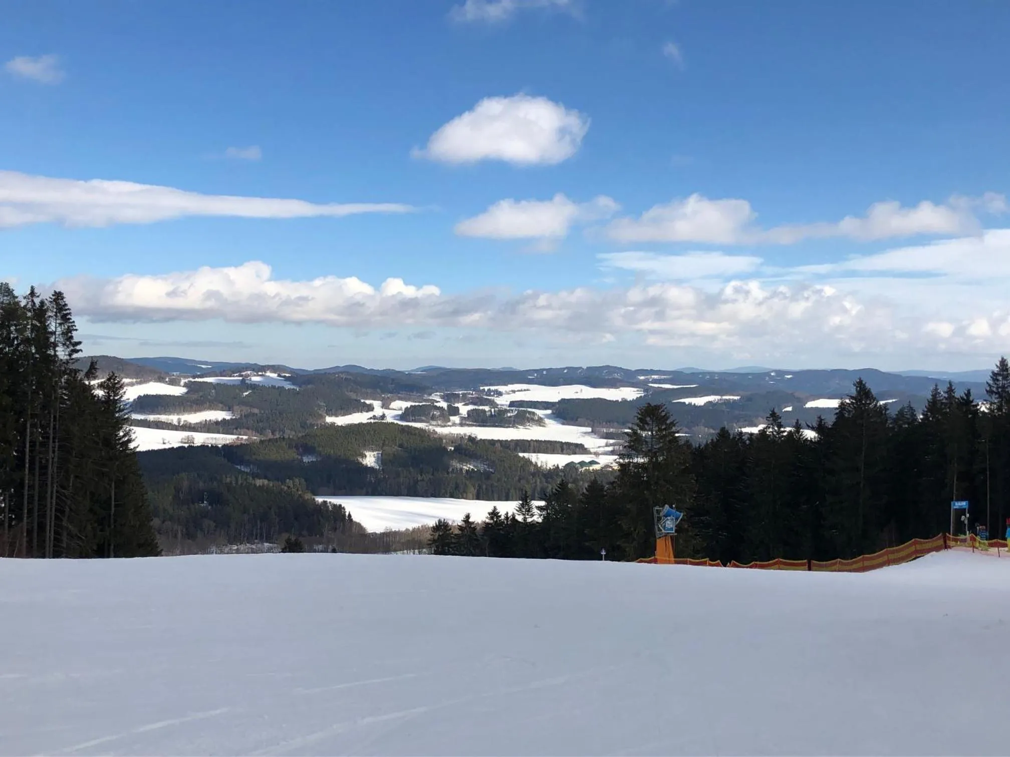 Natural landscape in Fontána Lipno