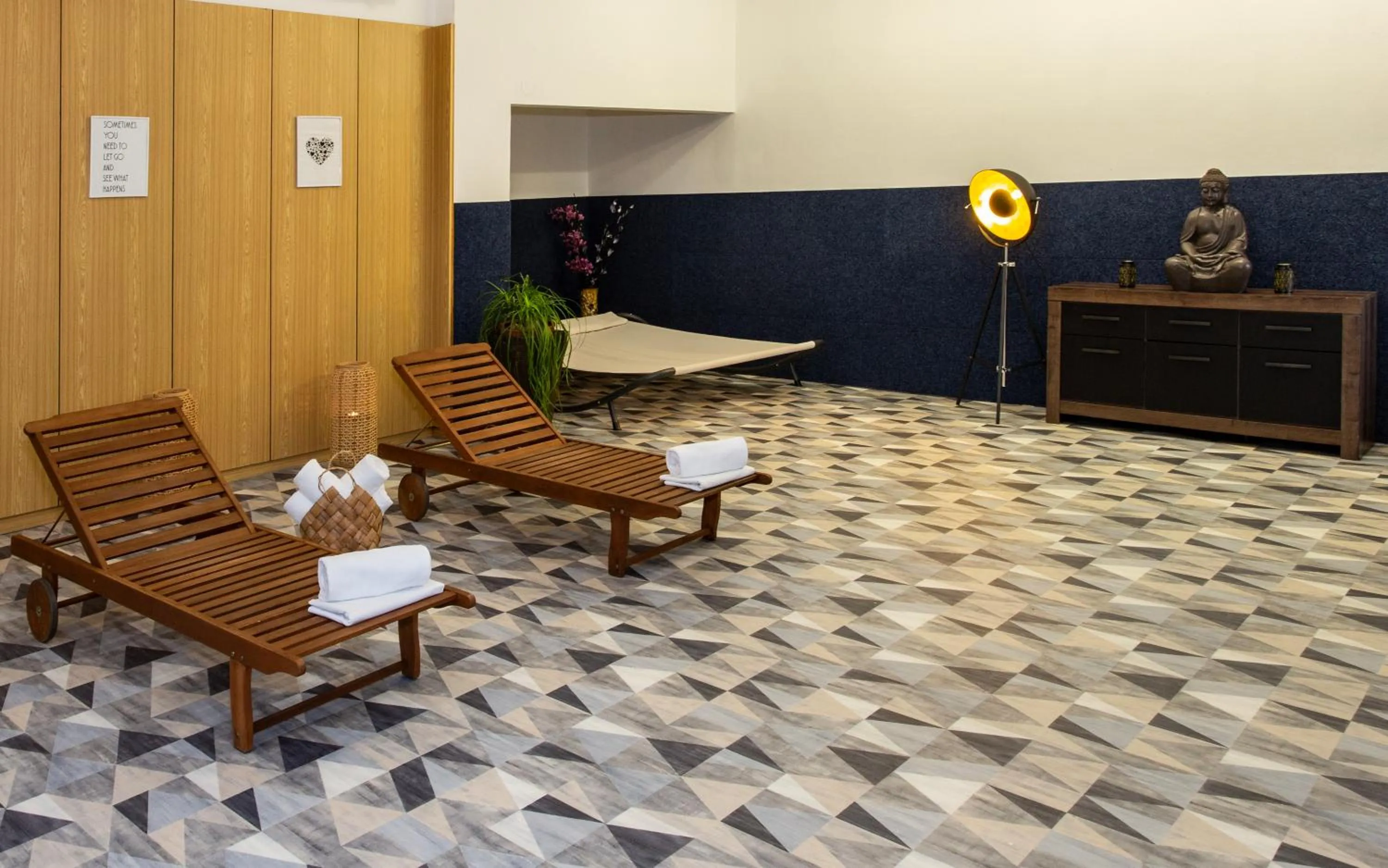 Seating area in Fontána Lipno