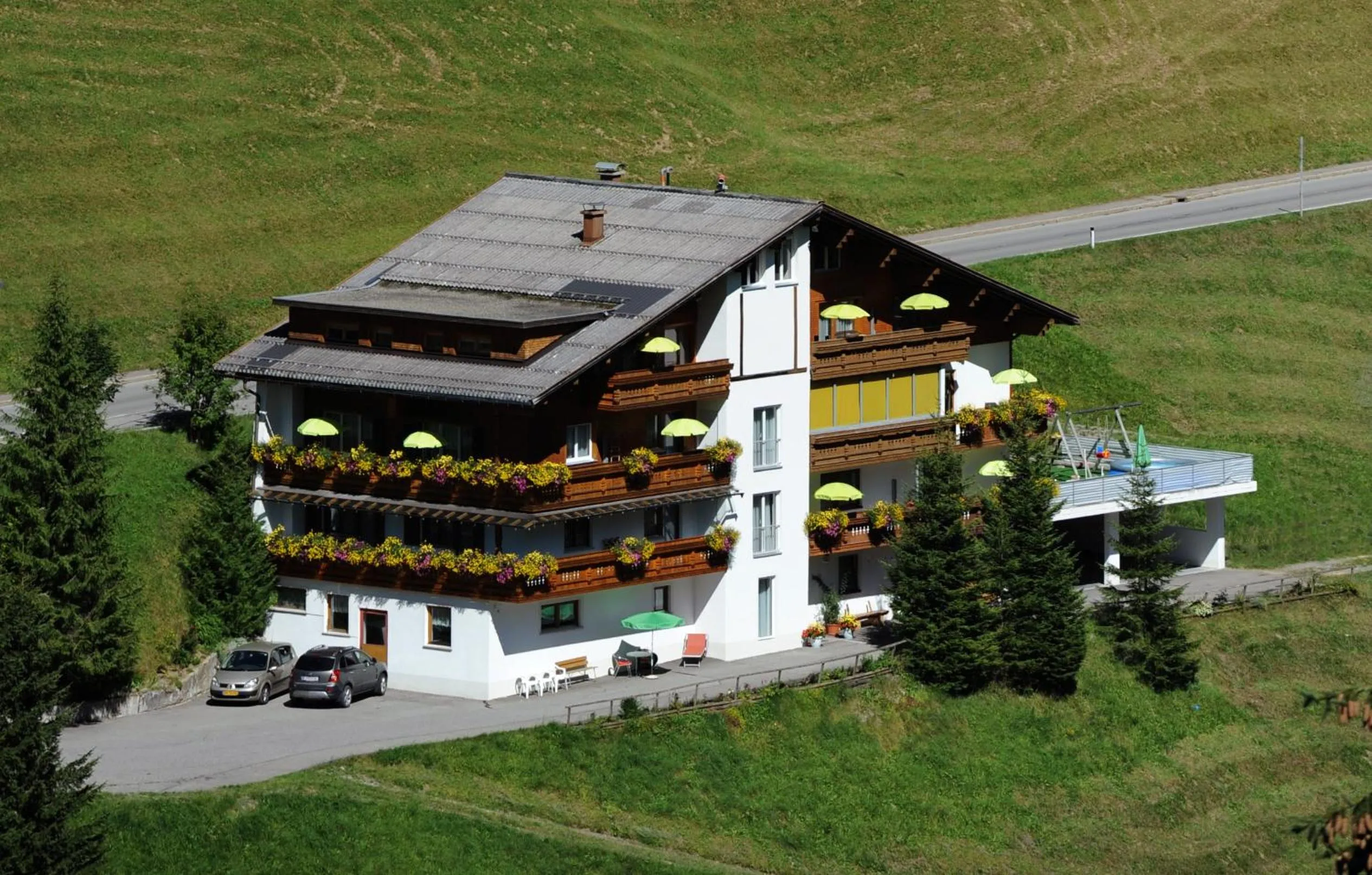 Bird's eye view in Hotel Sonnalpen