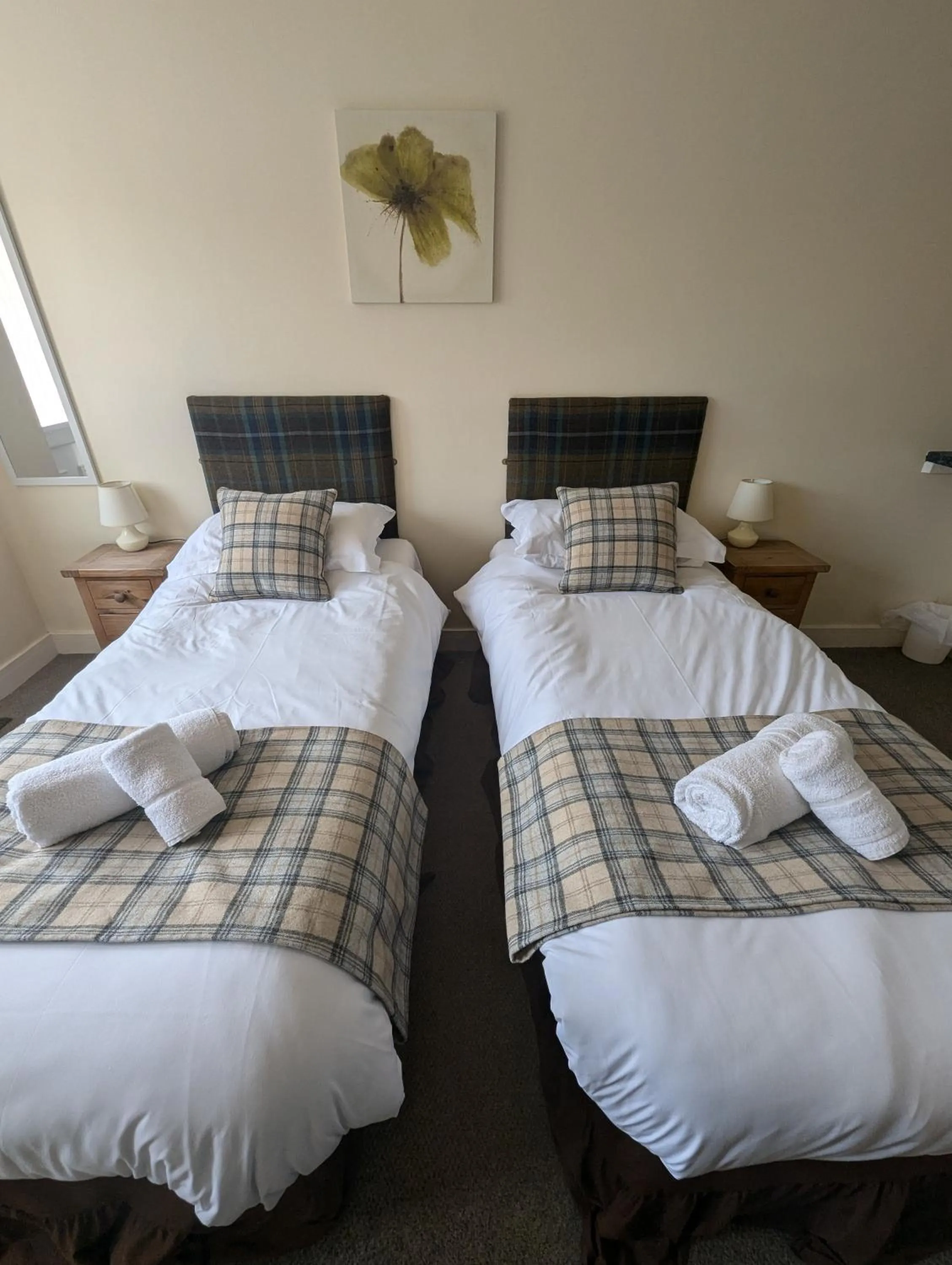 Bed in The Yew Tree at Longhope