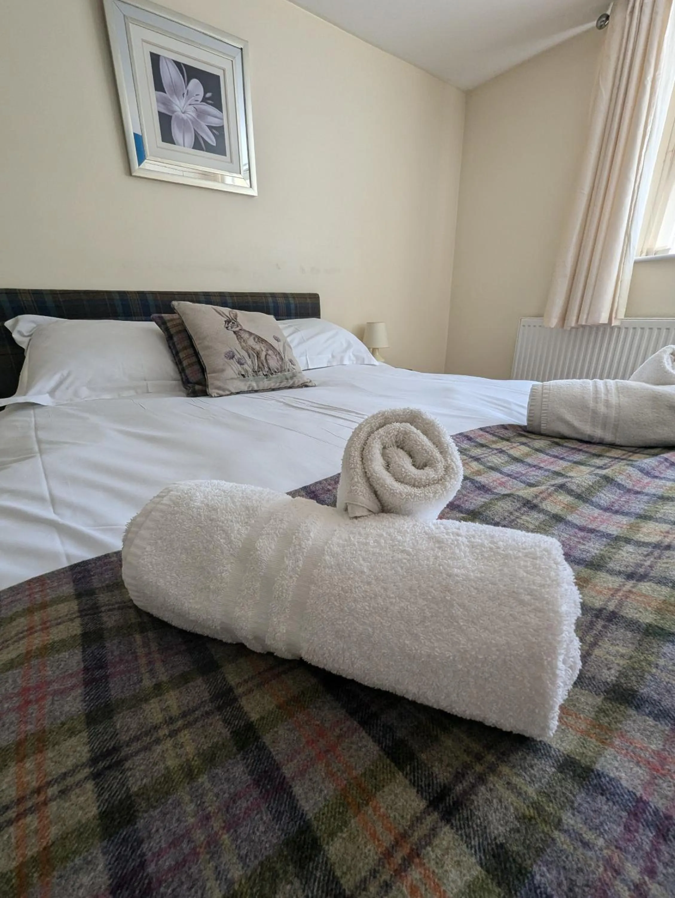 Bed in The Yew Tree at Longhope