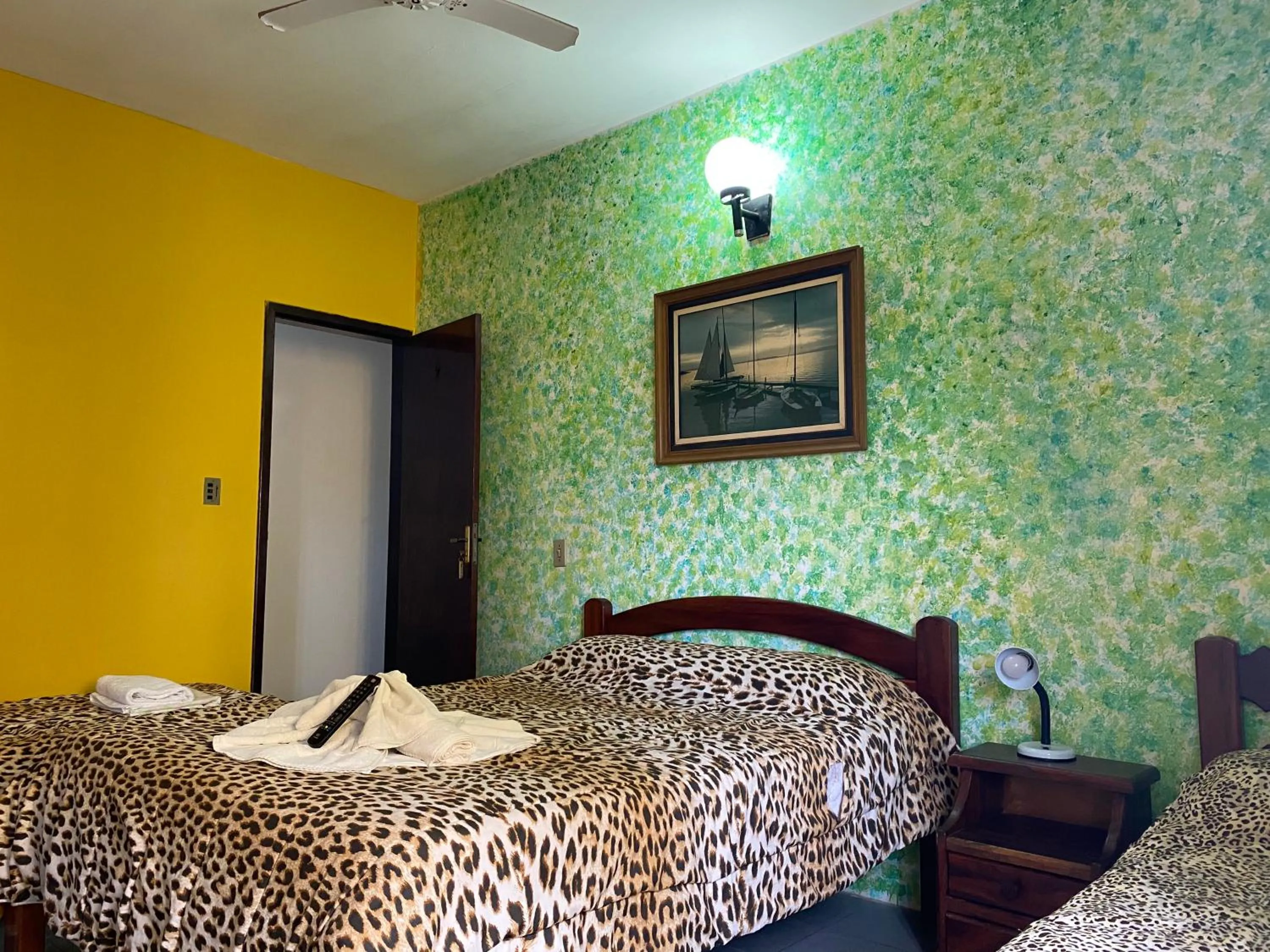 Bed in Pousada Pratagy