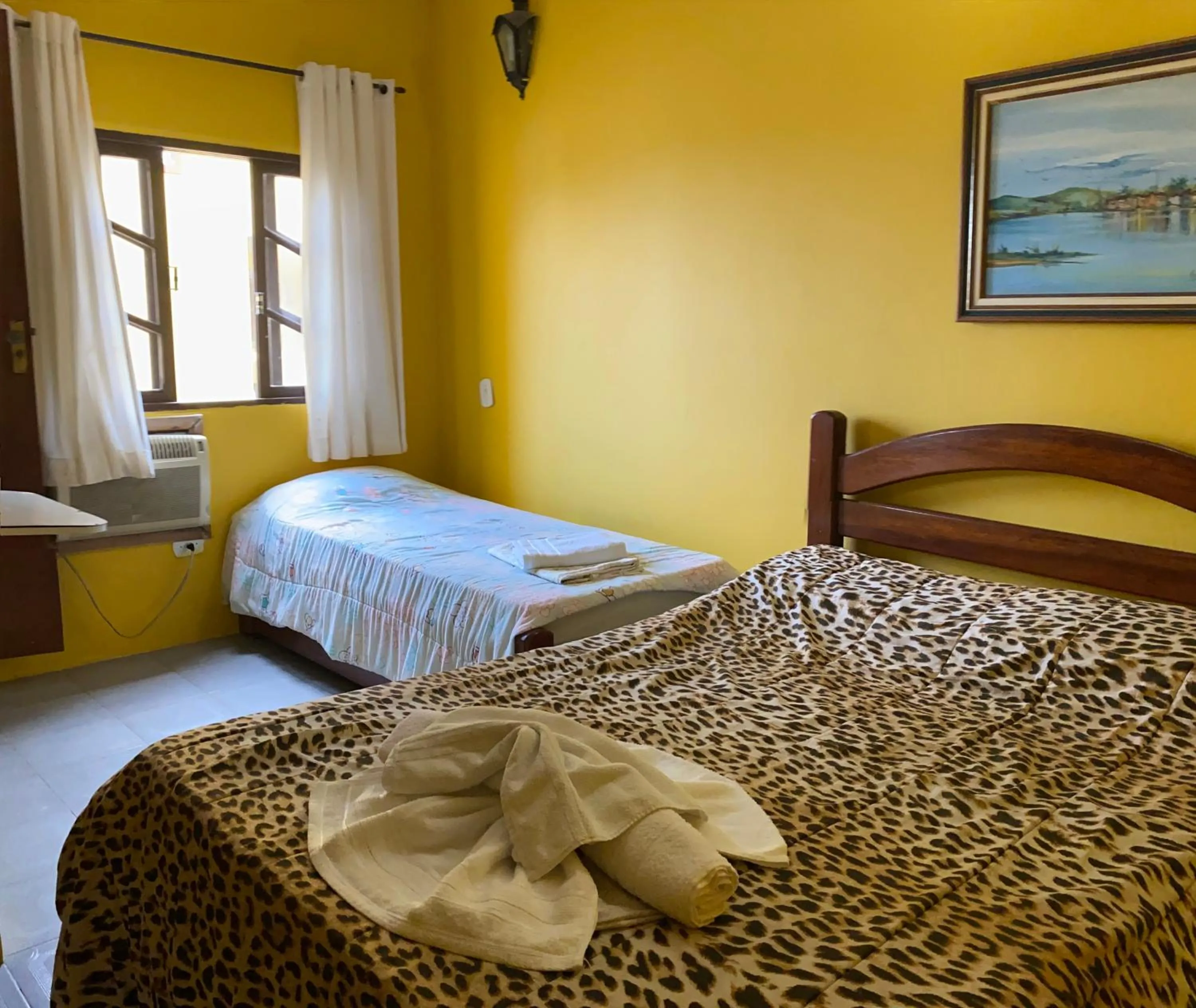 Bed in Pousada Pratagy