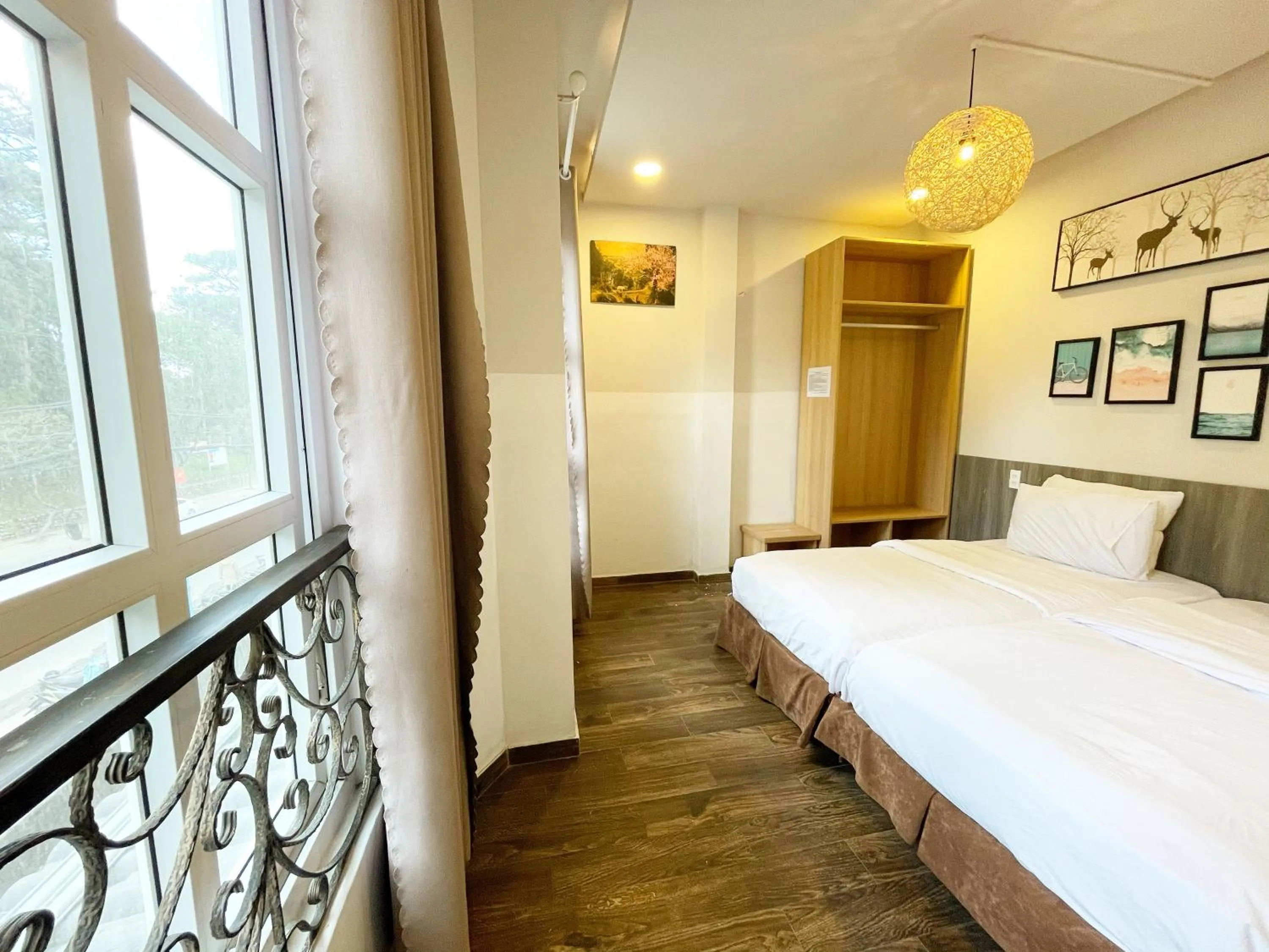 Bed in Street View Hotel & Apartment