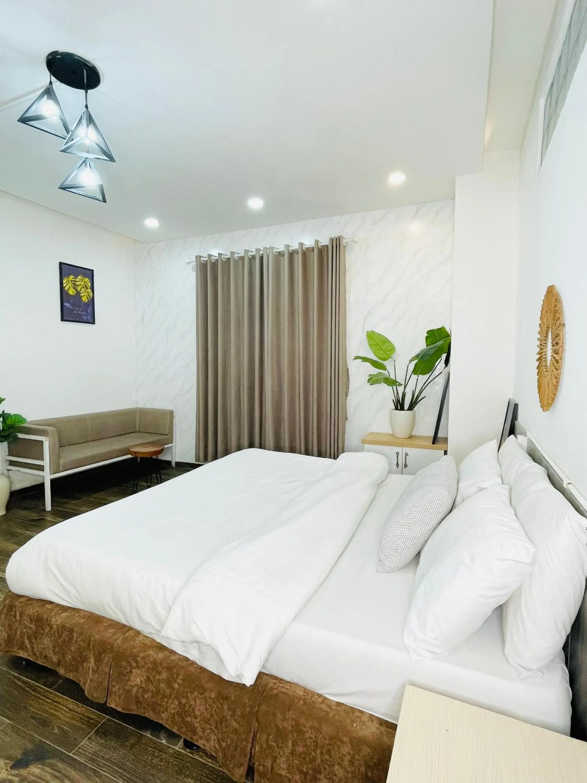 Bed in Street View Hotel & Apartment