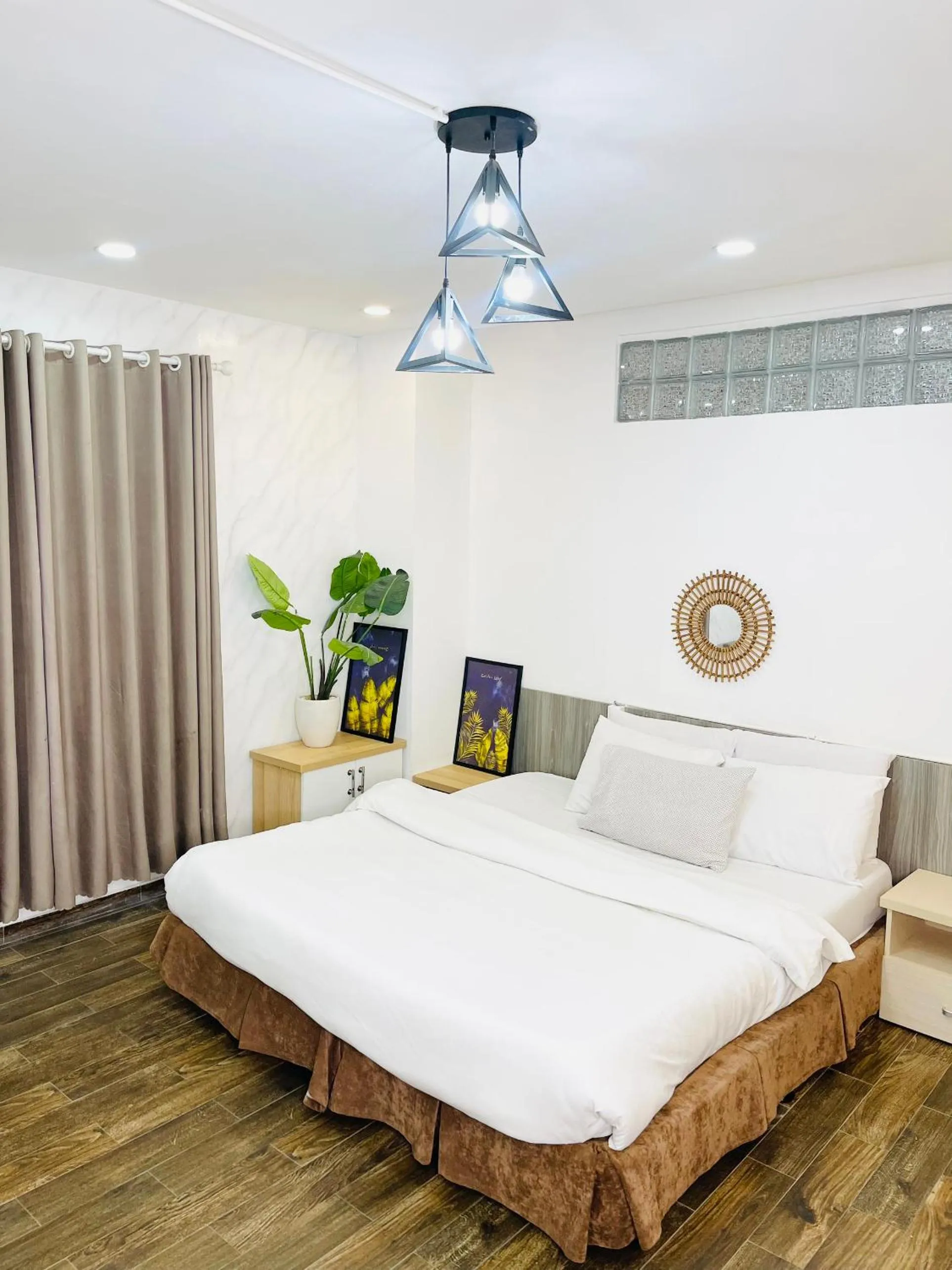 Bed in Street View Hotel & Apartment